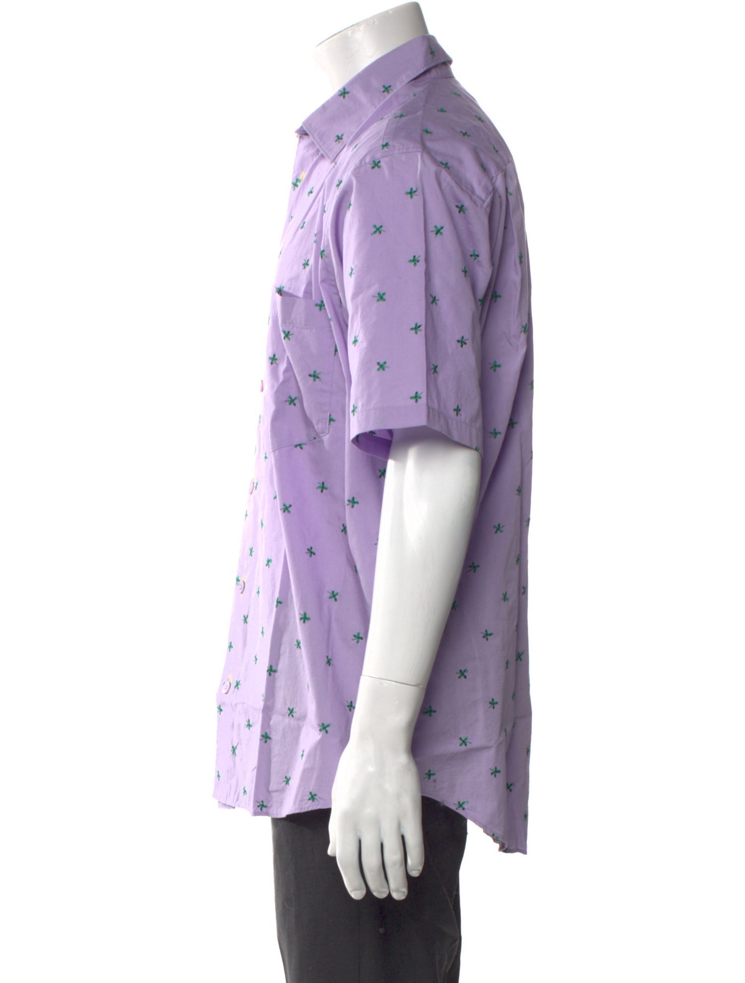 Issey Miyake Printed Short Sleeve Shirt