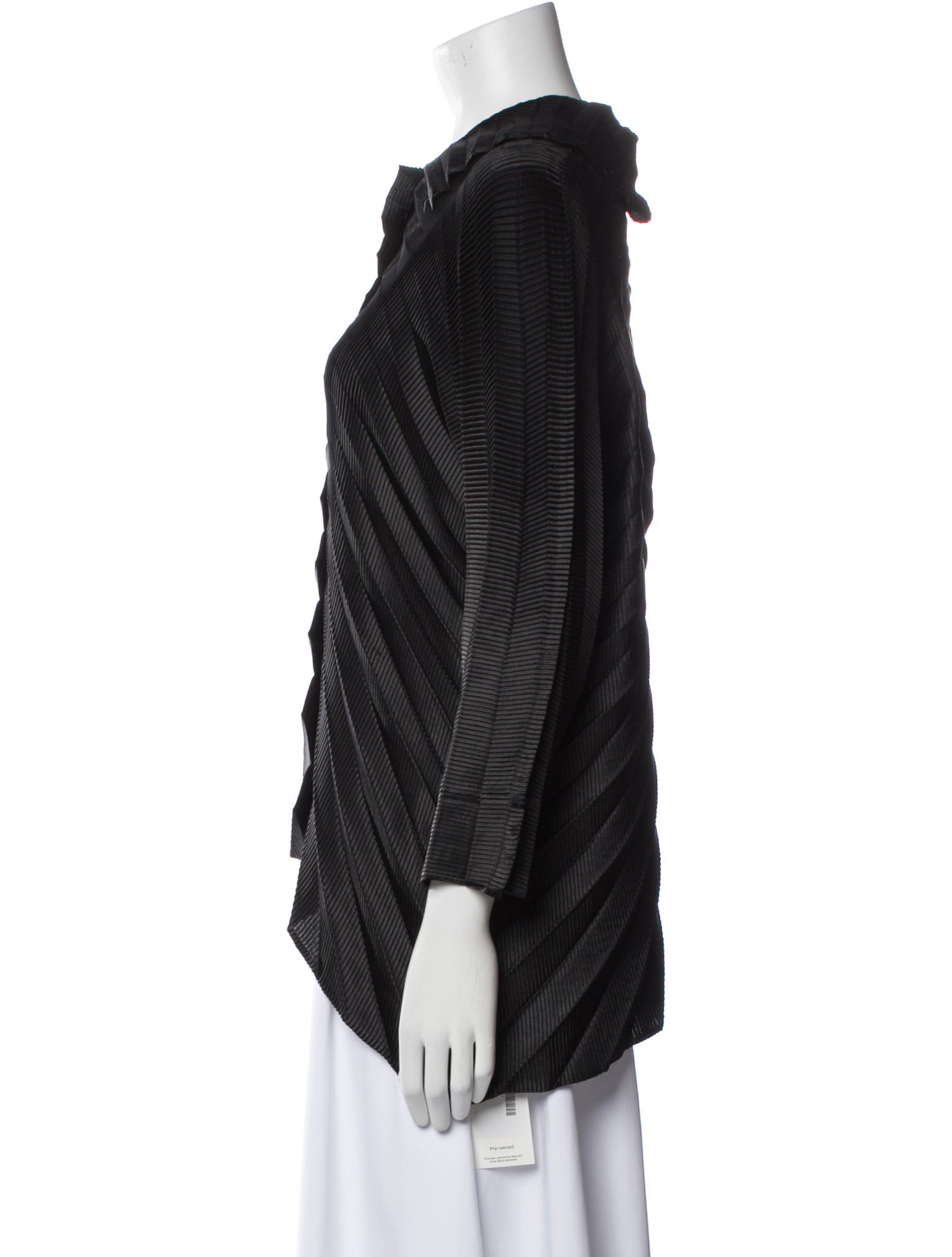 Issey Miyake Three-Quarter Sleeve Blouse