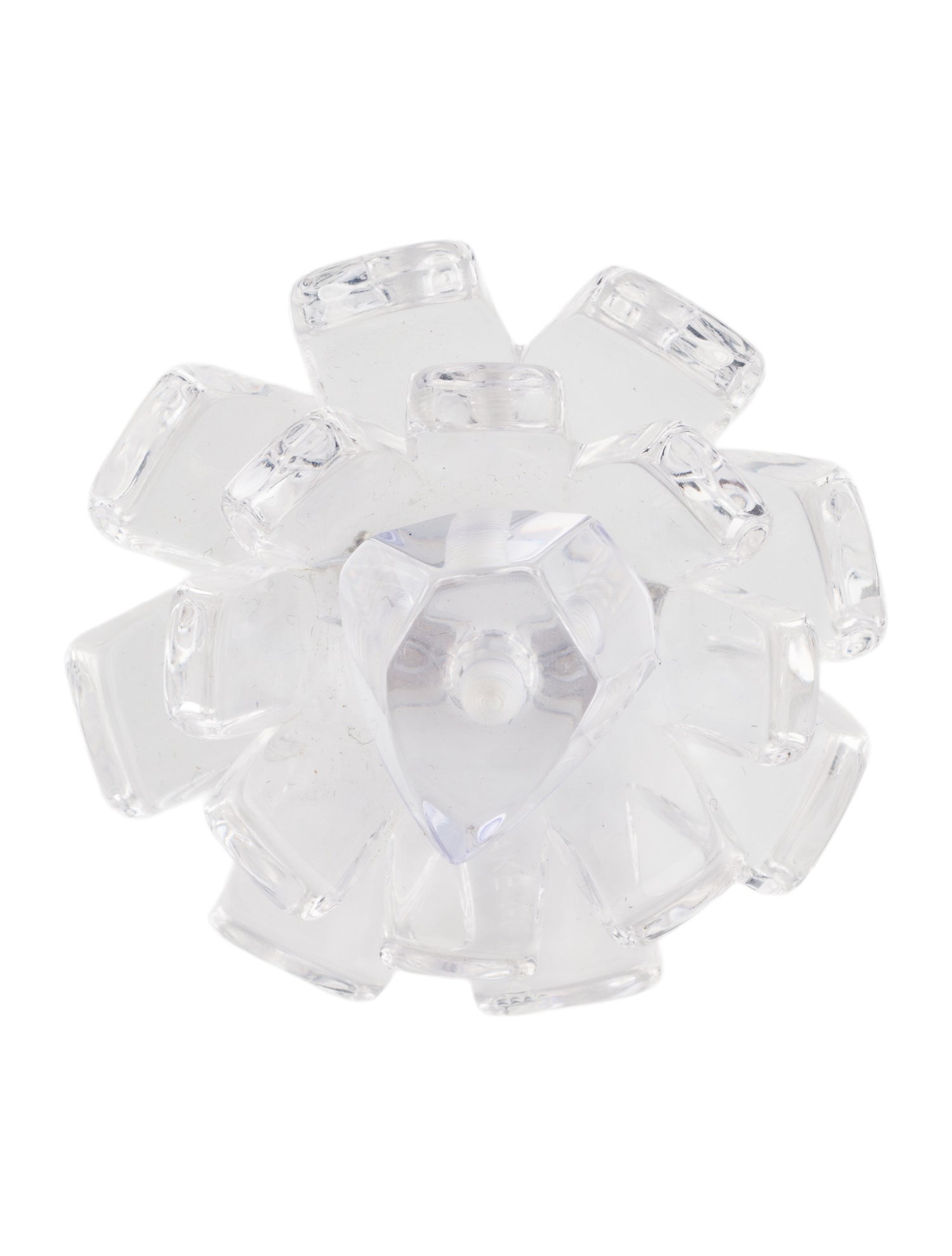 Issey Miyake Men Acrylic Flower Brooch