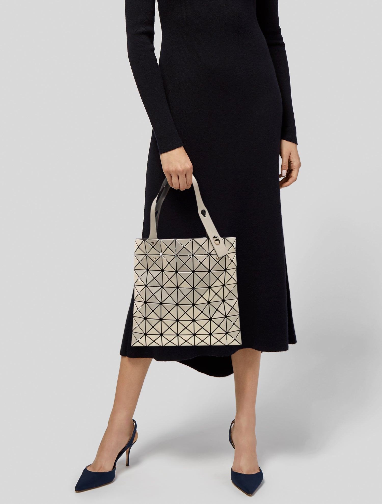 Issey Miyake Mesh Top Handle Bag