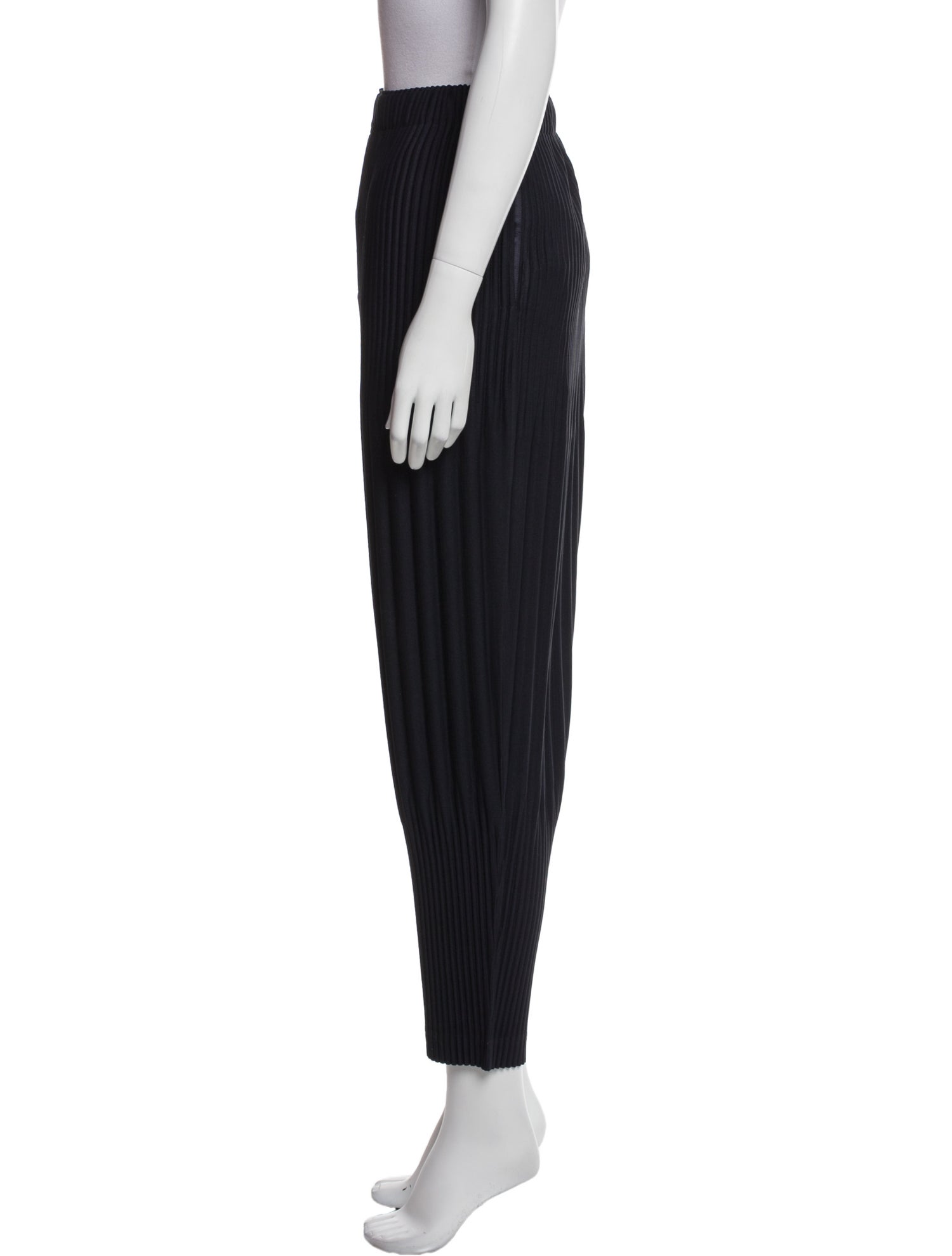 Issey Miyake Striped Skinny Leg Pants
