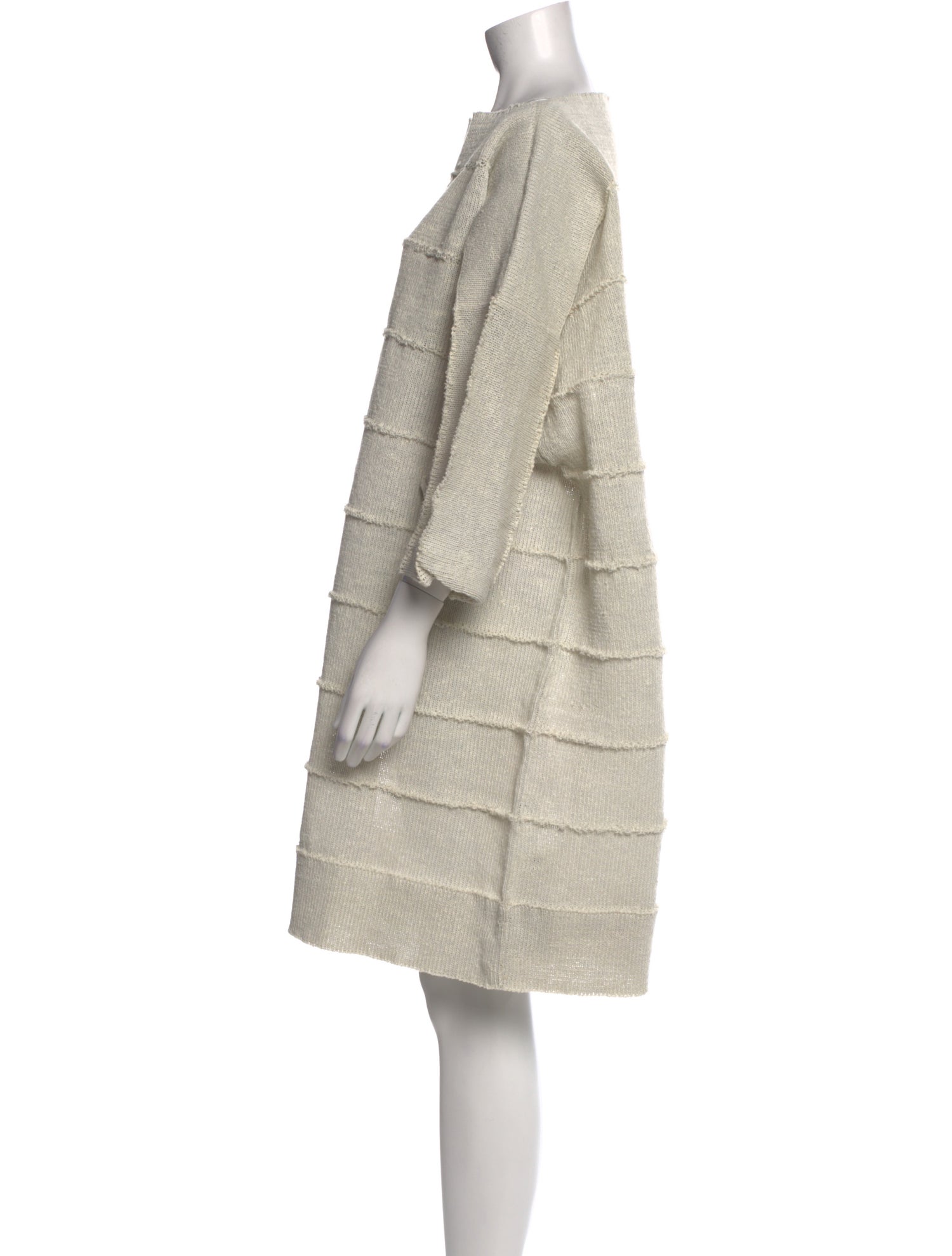 Issey Miyake Bateau Neckline Mini Dress