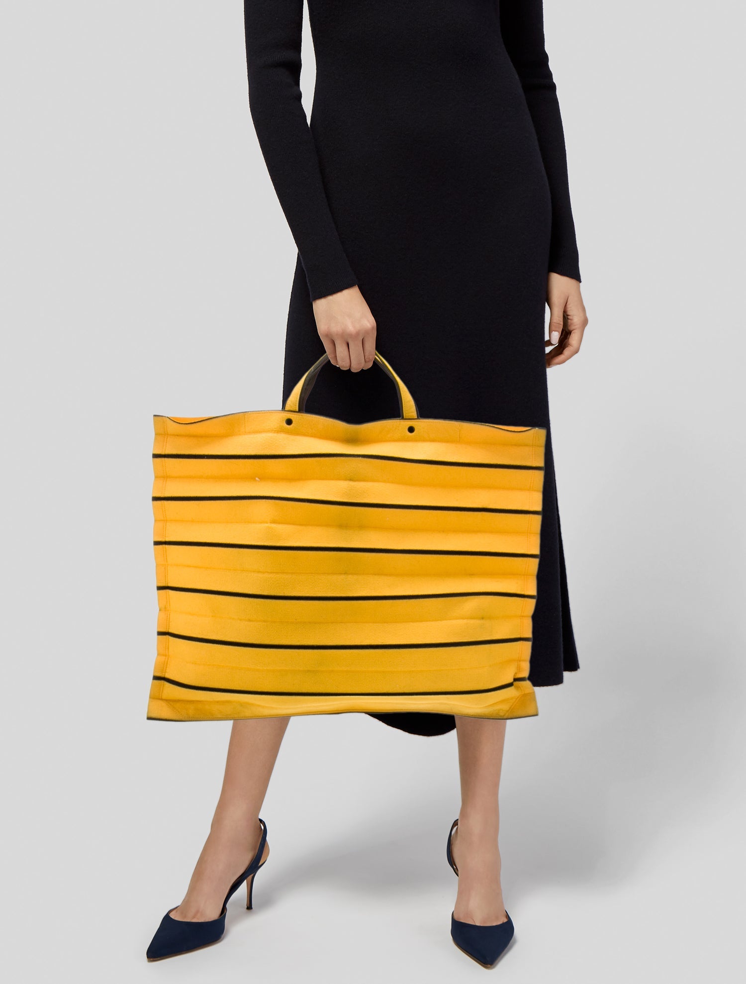 Issey Miyake Top Handle Bag