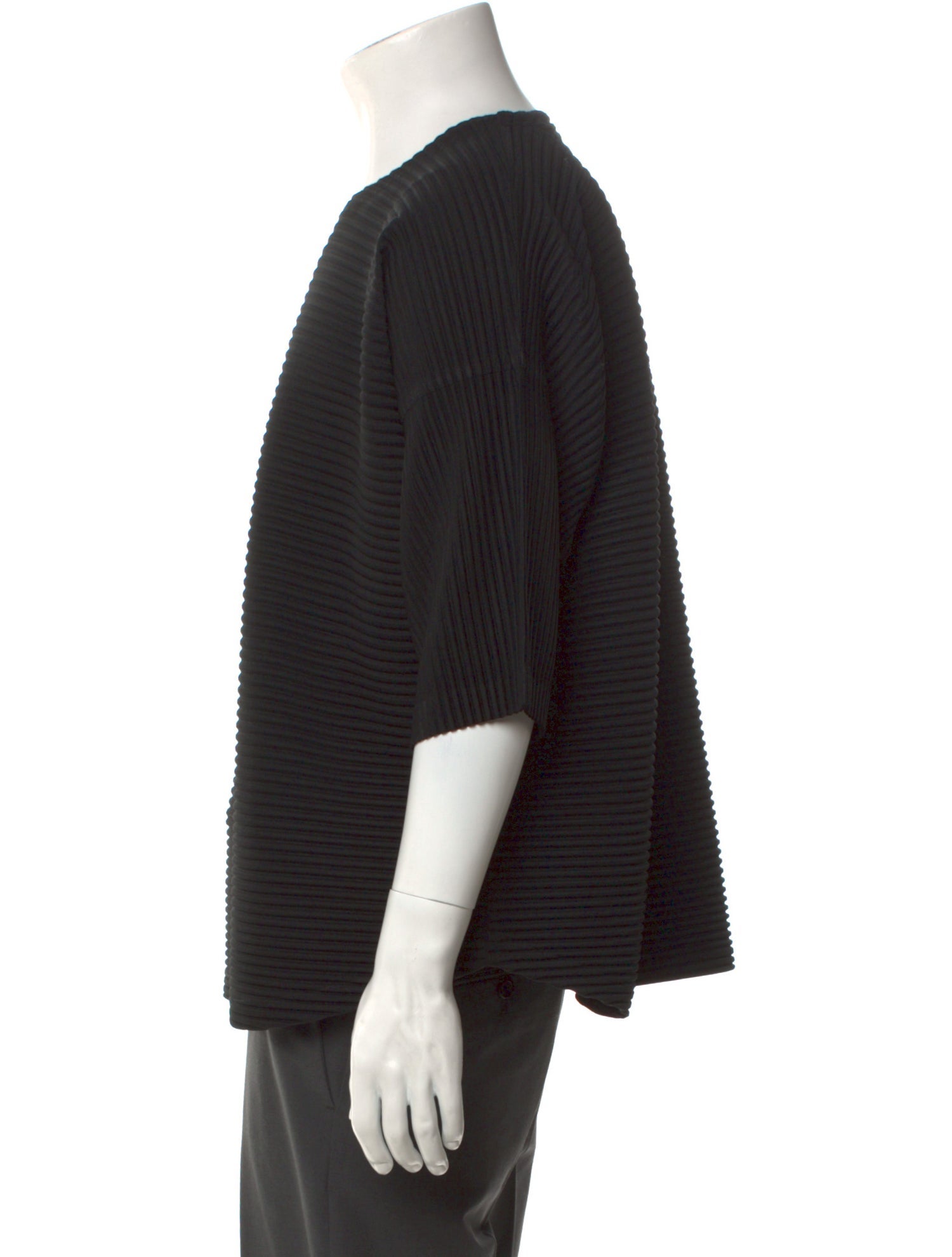 Issey Miyake Crew Neck Short Sleeve T-Shirt