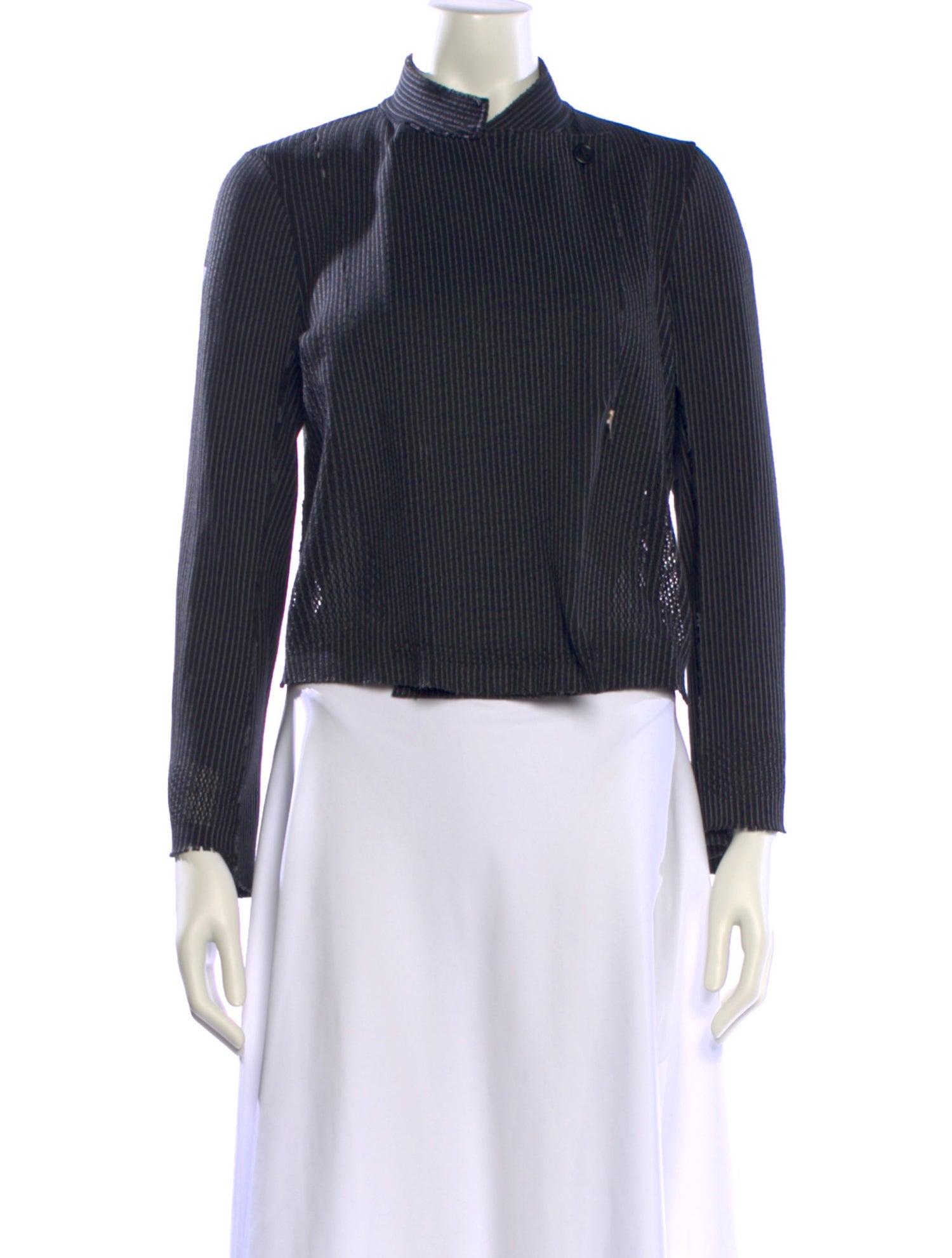 Issey Miyake Mock Neck Sweater