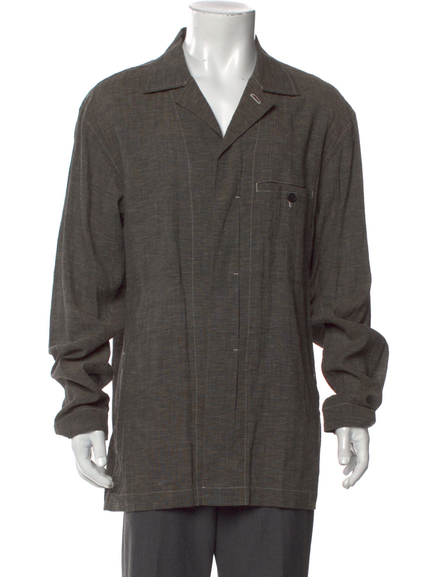 Issey Miyake White Label Long Sleeve Shirt