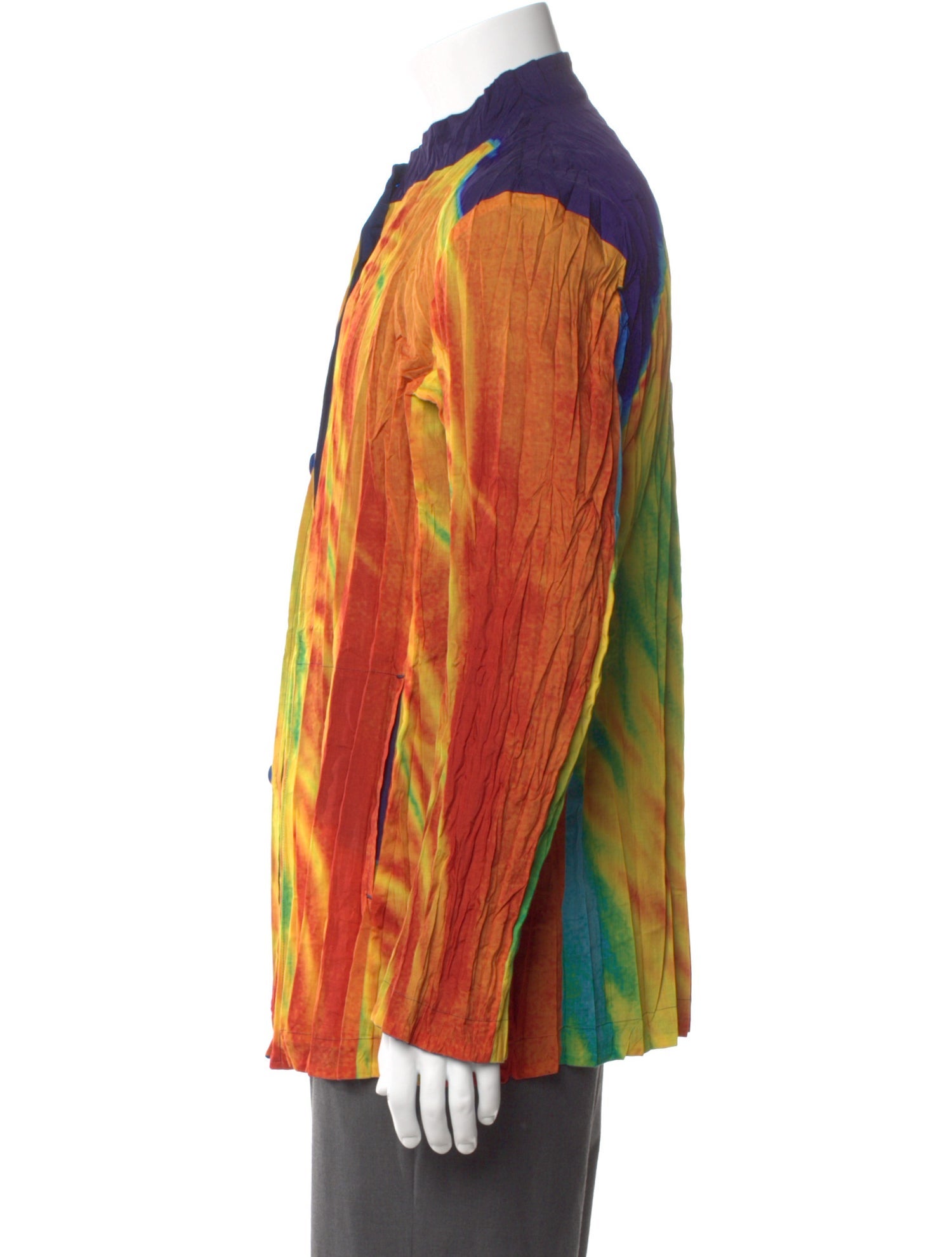 Issey Miyake Printed Long Sleeve Shirt