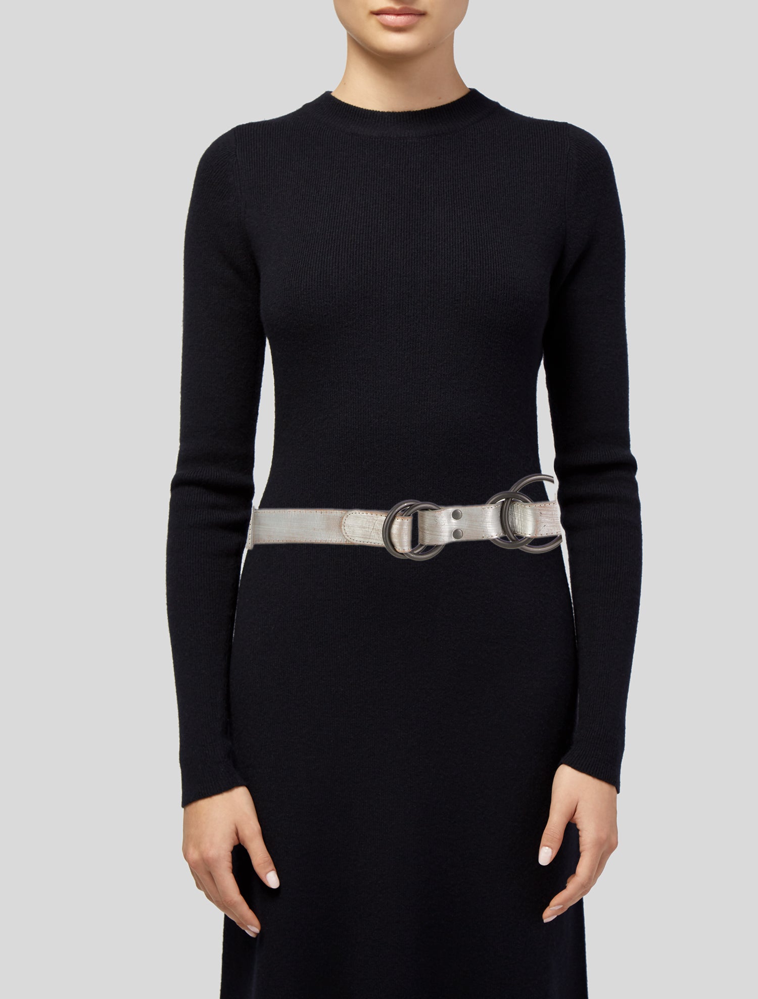 Issey Miyake Wide Leather Waist Belt