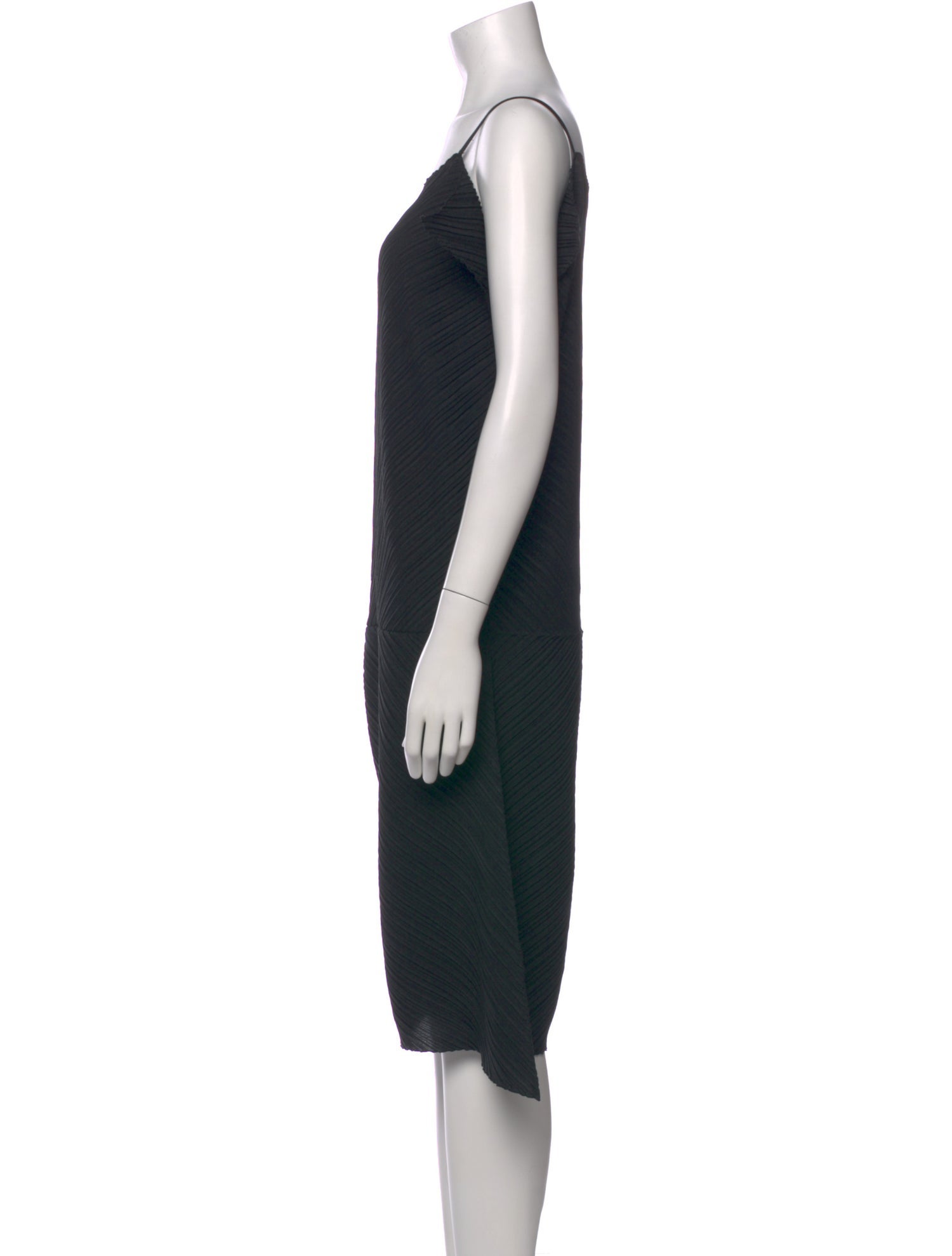 Issey Miyake Asymmetrical Midi Length Dress