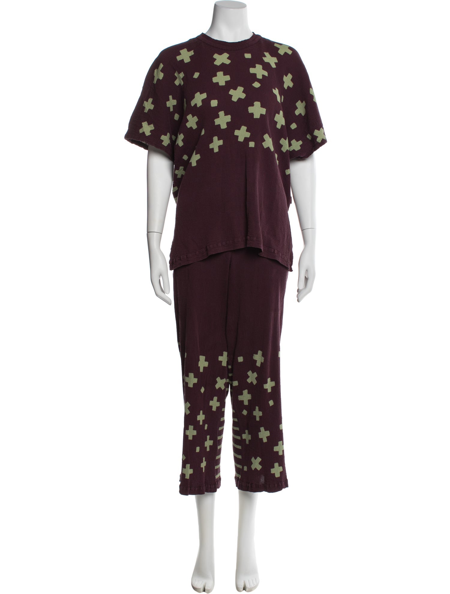 Issey Miyake Printed Pantsuit