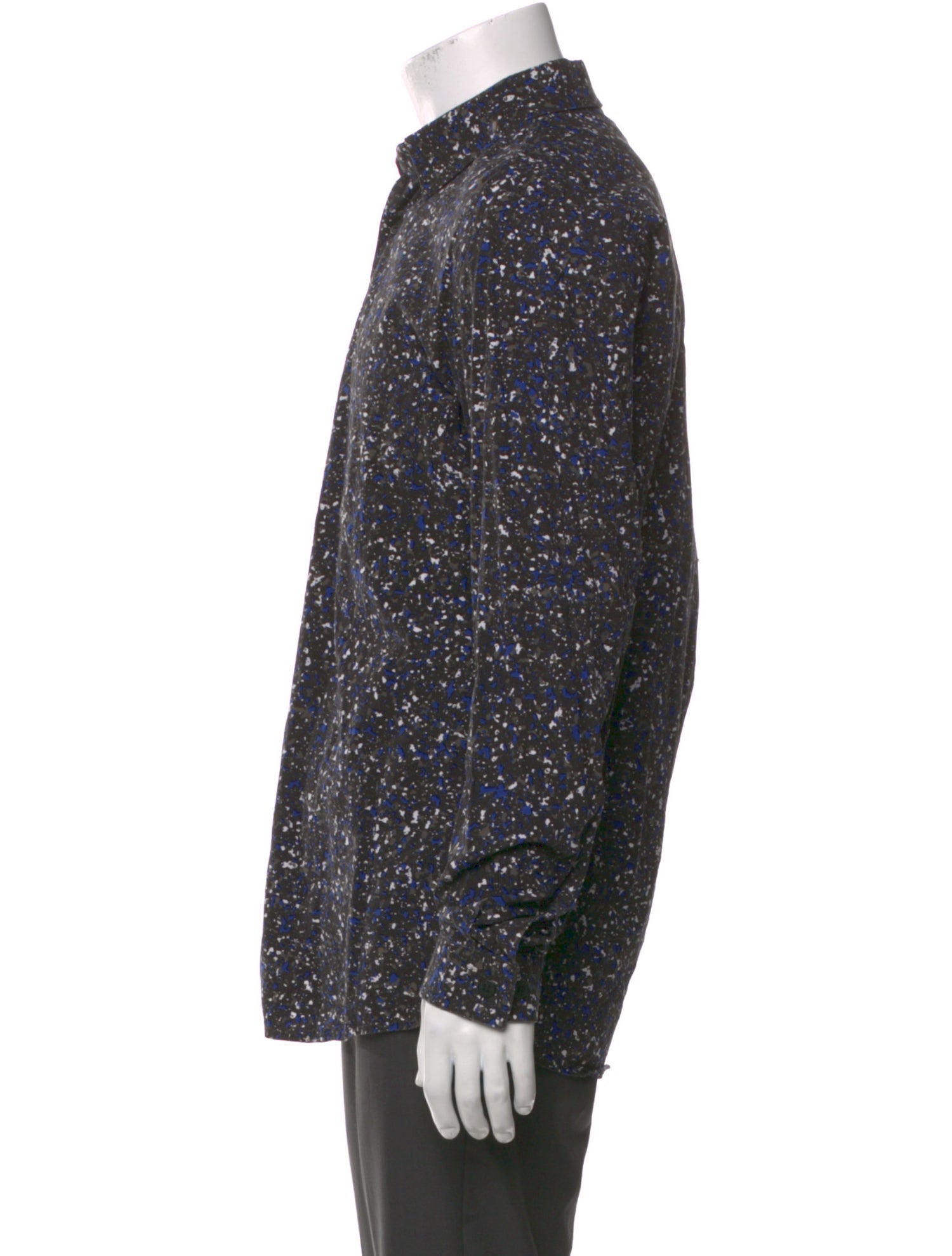 Issey Miyake Printed Long Sleeve Shirt