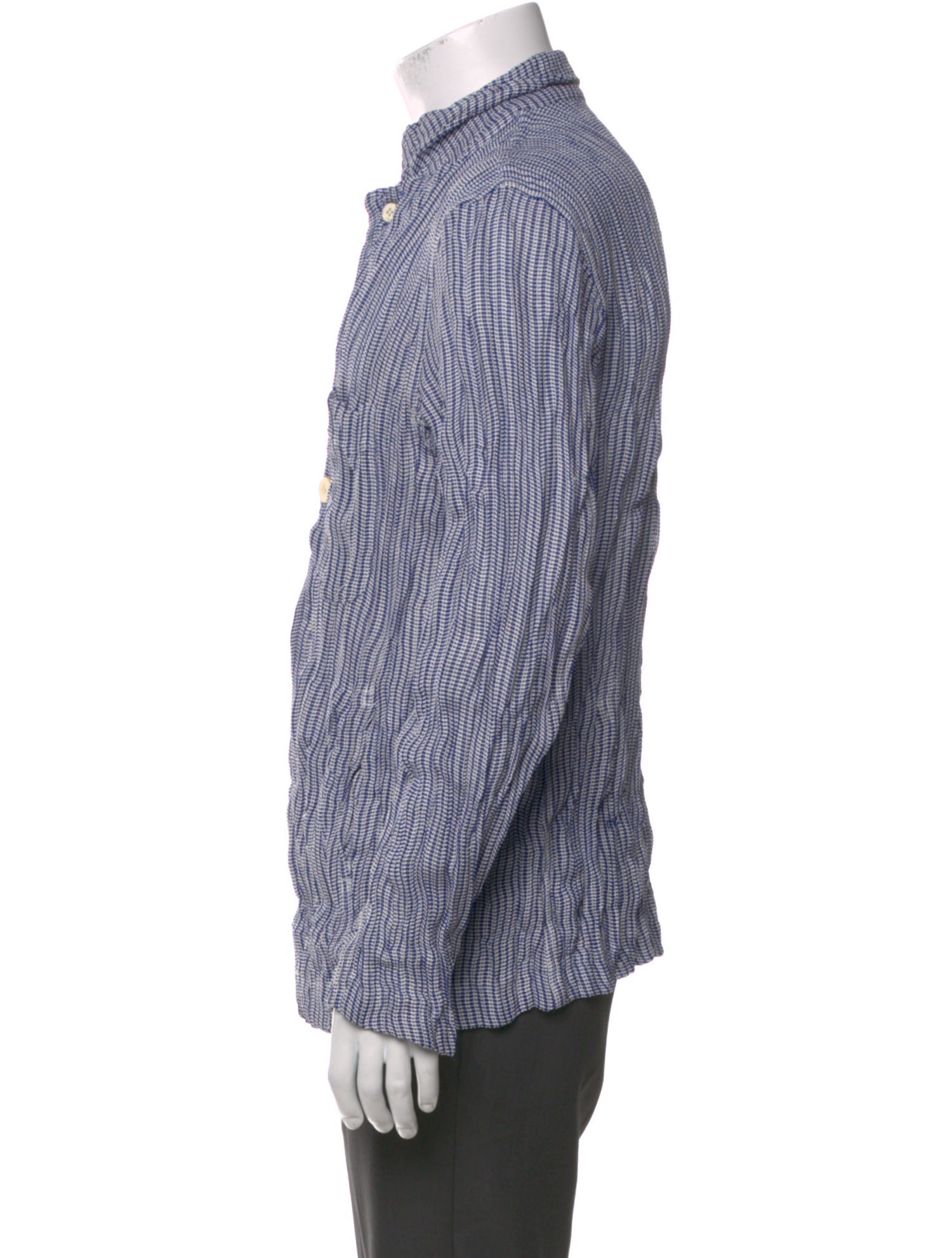 Issey Miyake Plaid Print Jacket