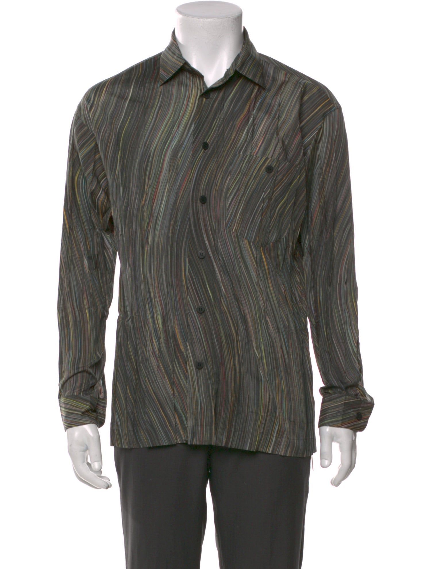 Issey Miyake 2018 Striped Shirt