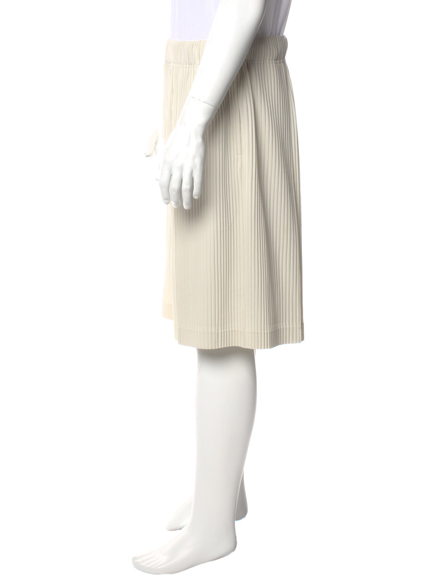 Issey Miyake Striped Jogger Shorts