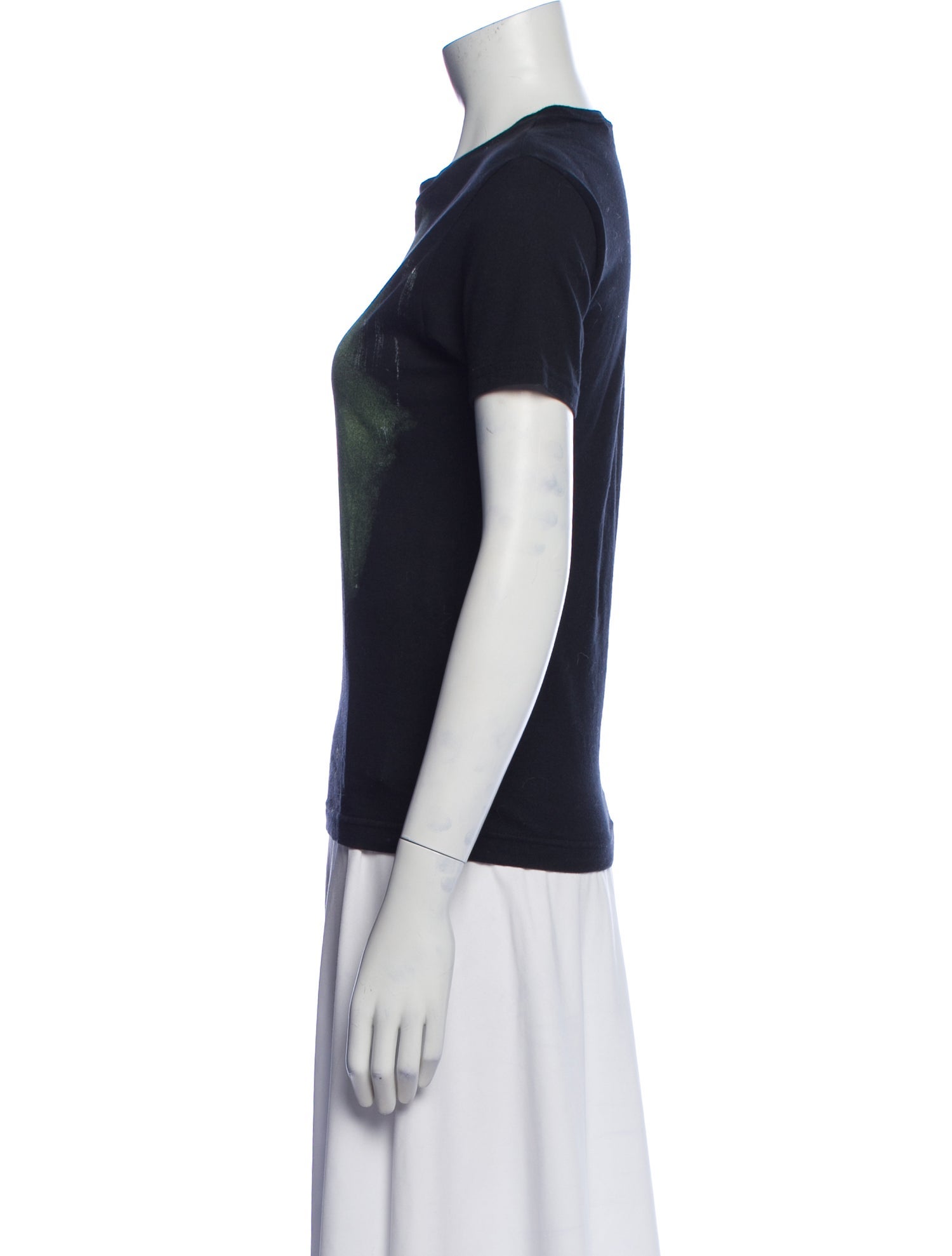 Issey Miyake Graphic Print Crew Neck T-Shirt