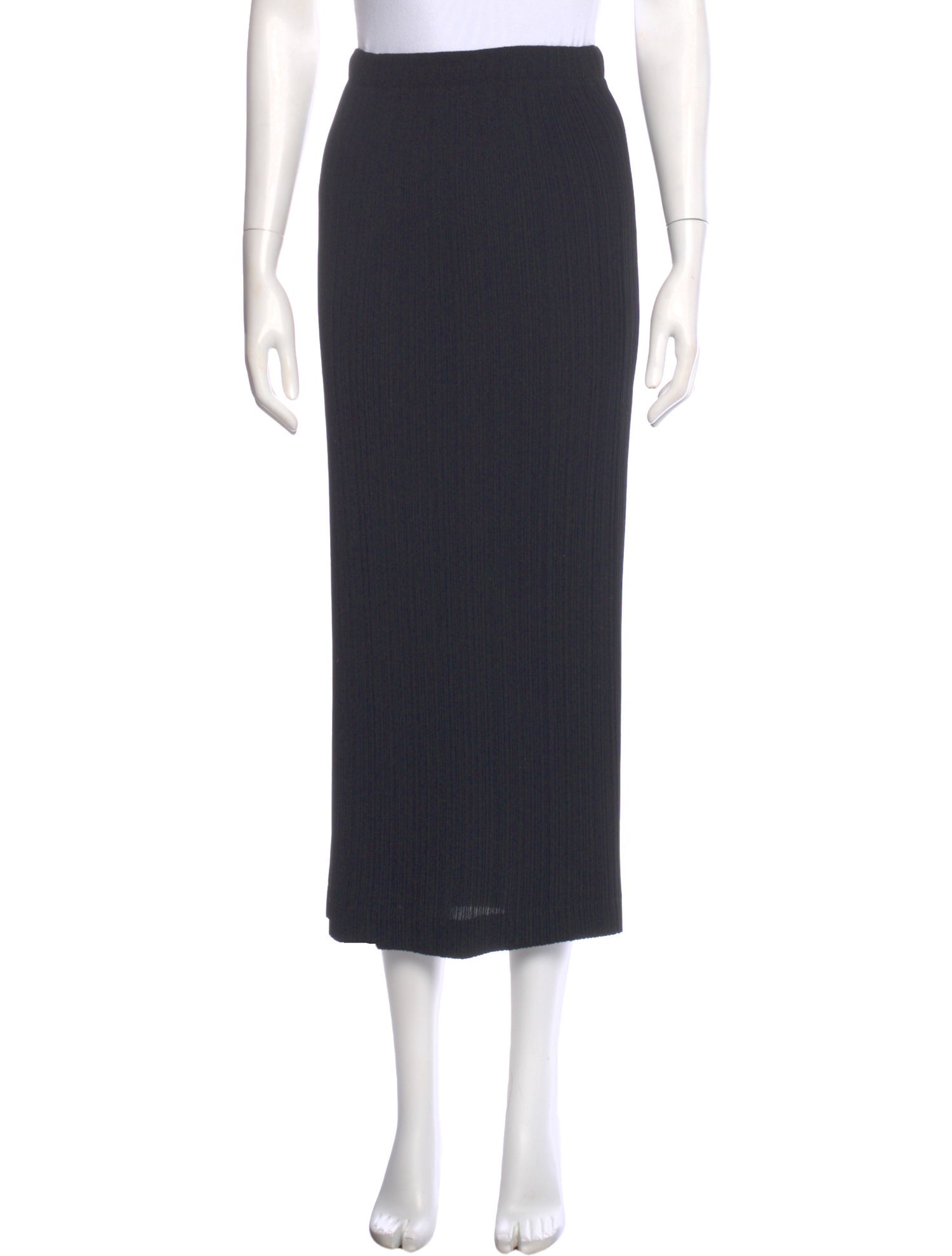 Issey Miyake Pleated Accents Midi Length Skirt