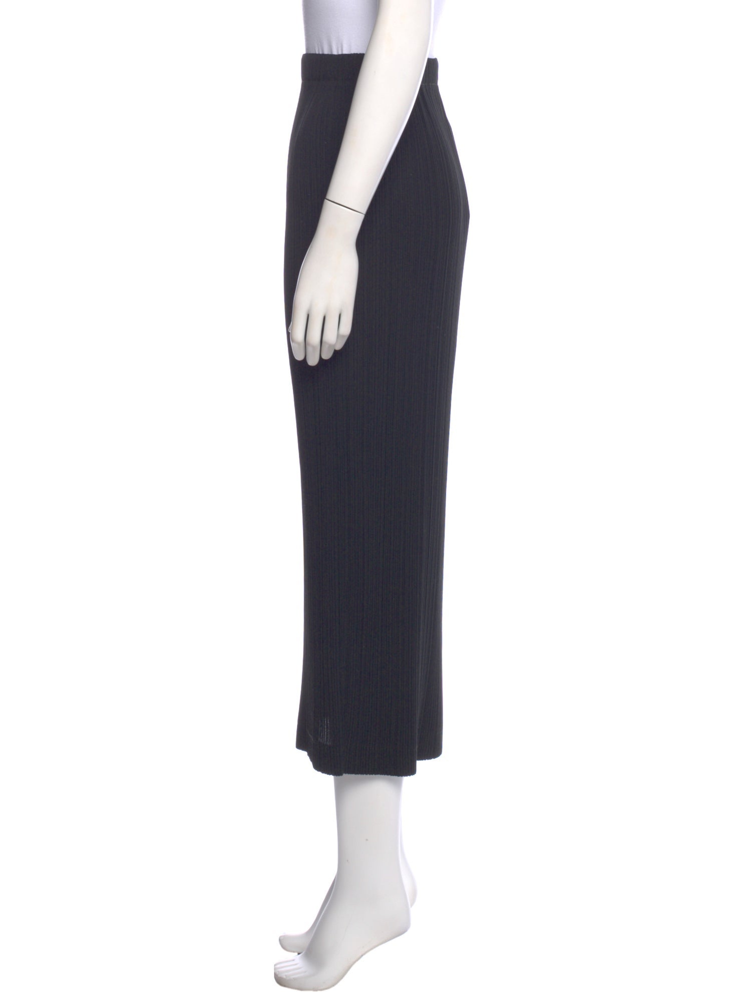 Issey Miyake Pleated Accents Midi Length Skirt