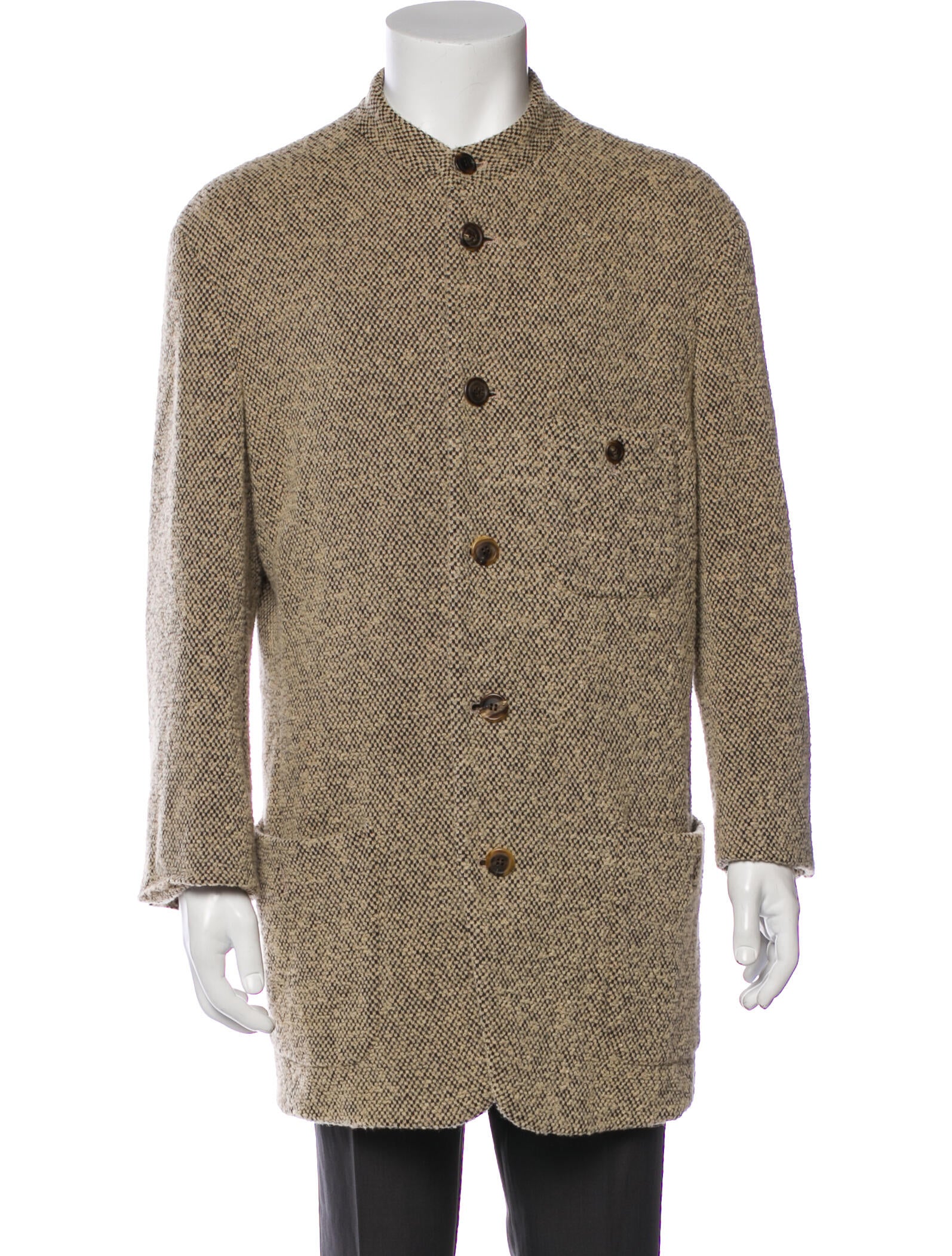 Issey Miyake Vintage Printed Overcoat