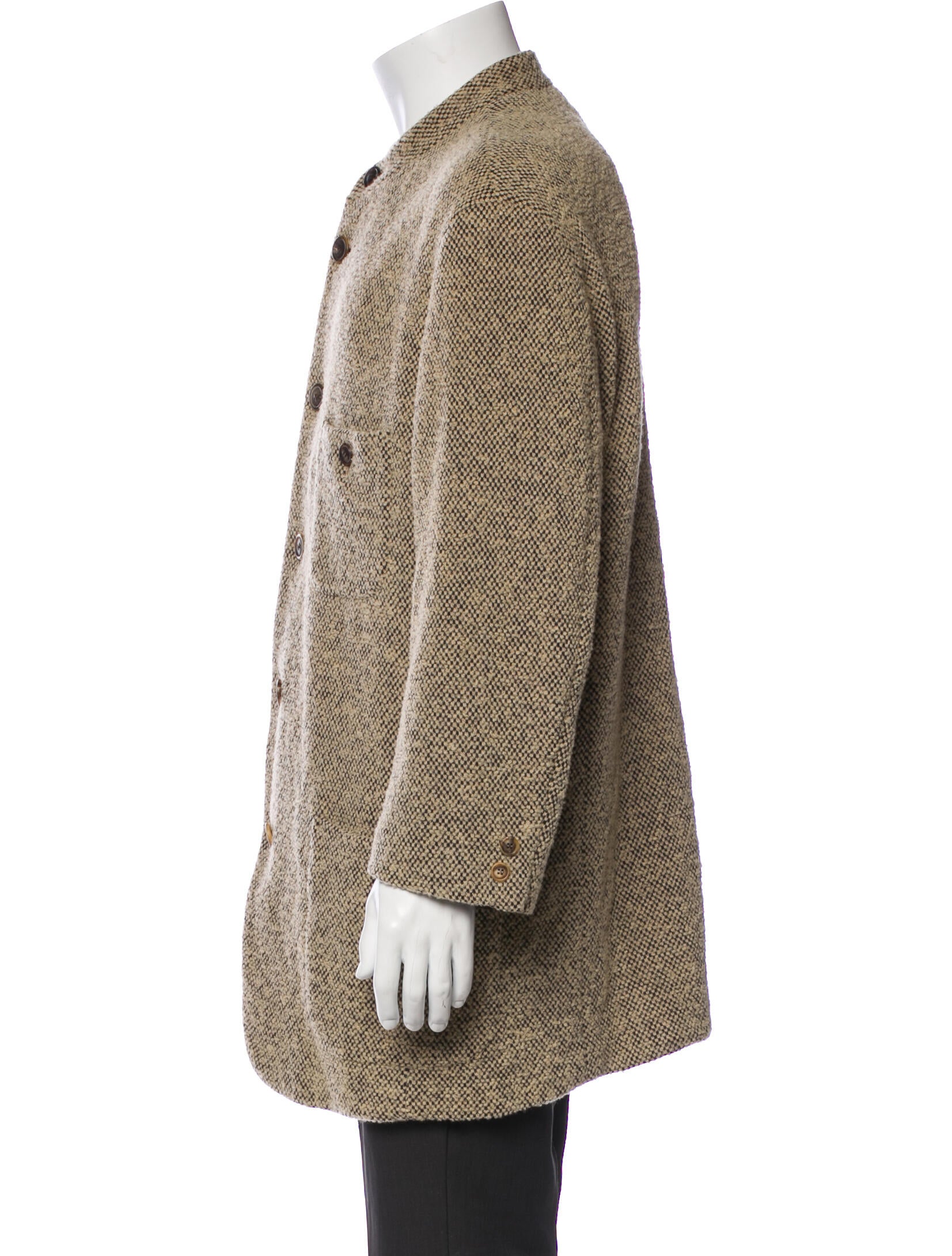 Issey Miyake Vintage Printed Overcoat