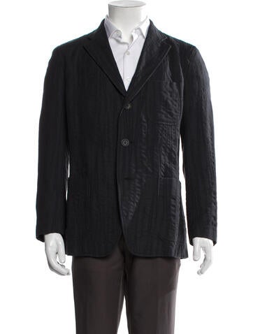 Pre-owned Issey Miyake Wool Blazer In Multicolor
