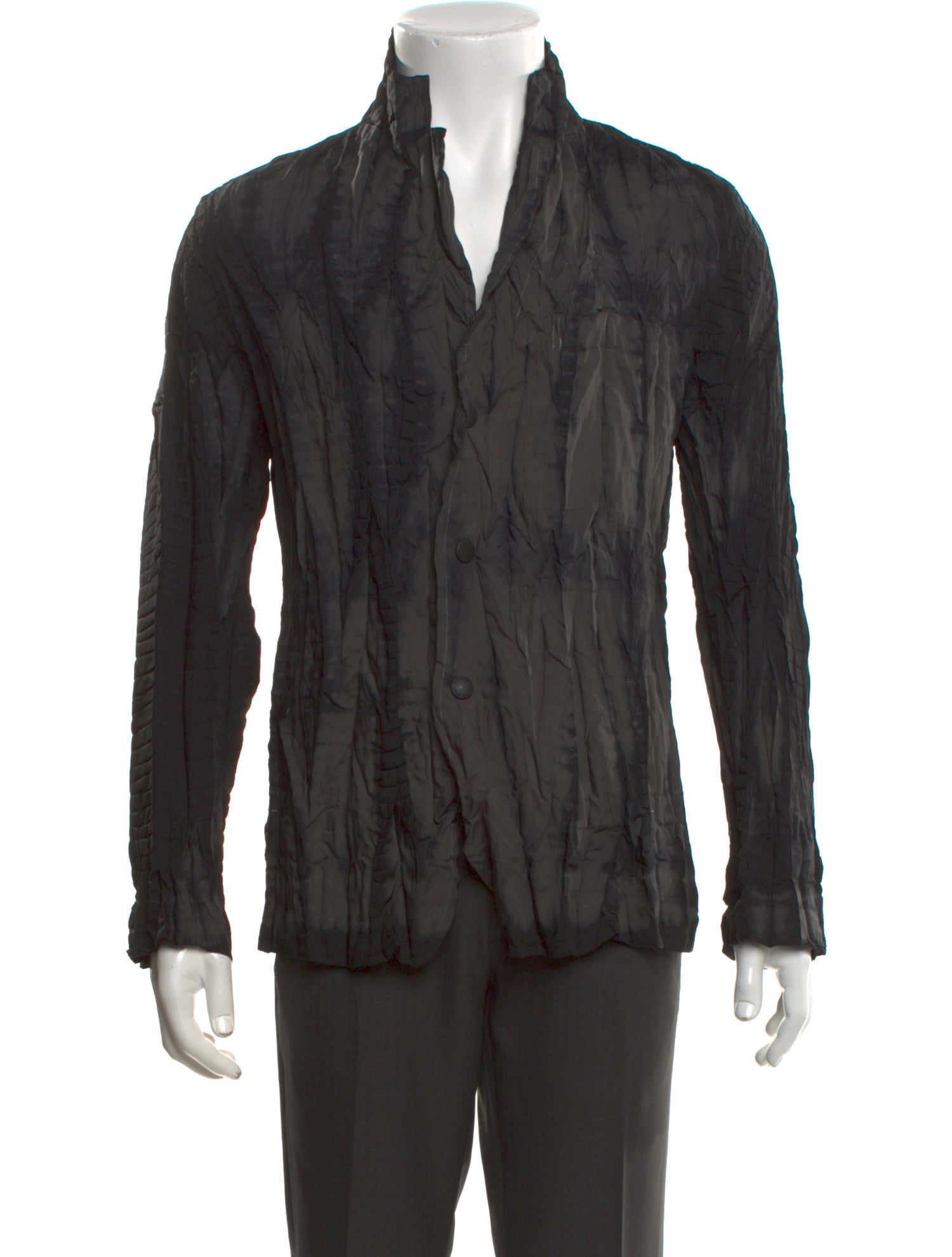 Issey Miyake 2013 Long Sleeve Shirt - Black Casual Shirts