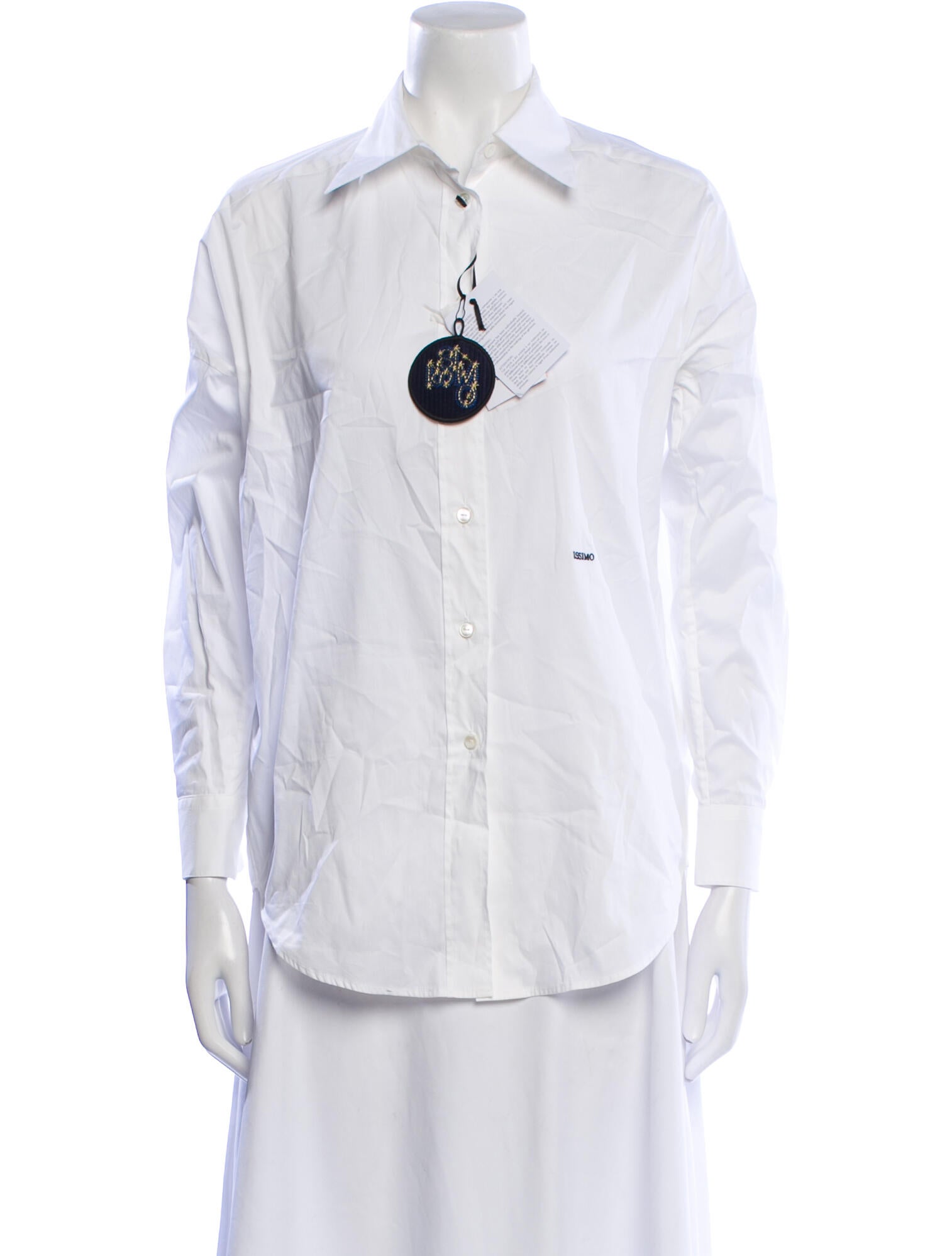 Issimo Long Sleeve Button-Up Top