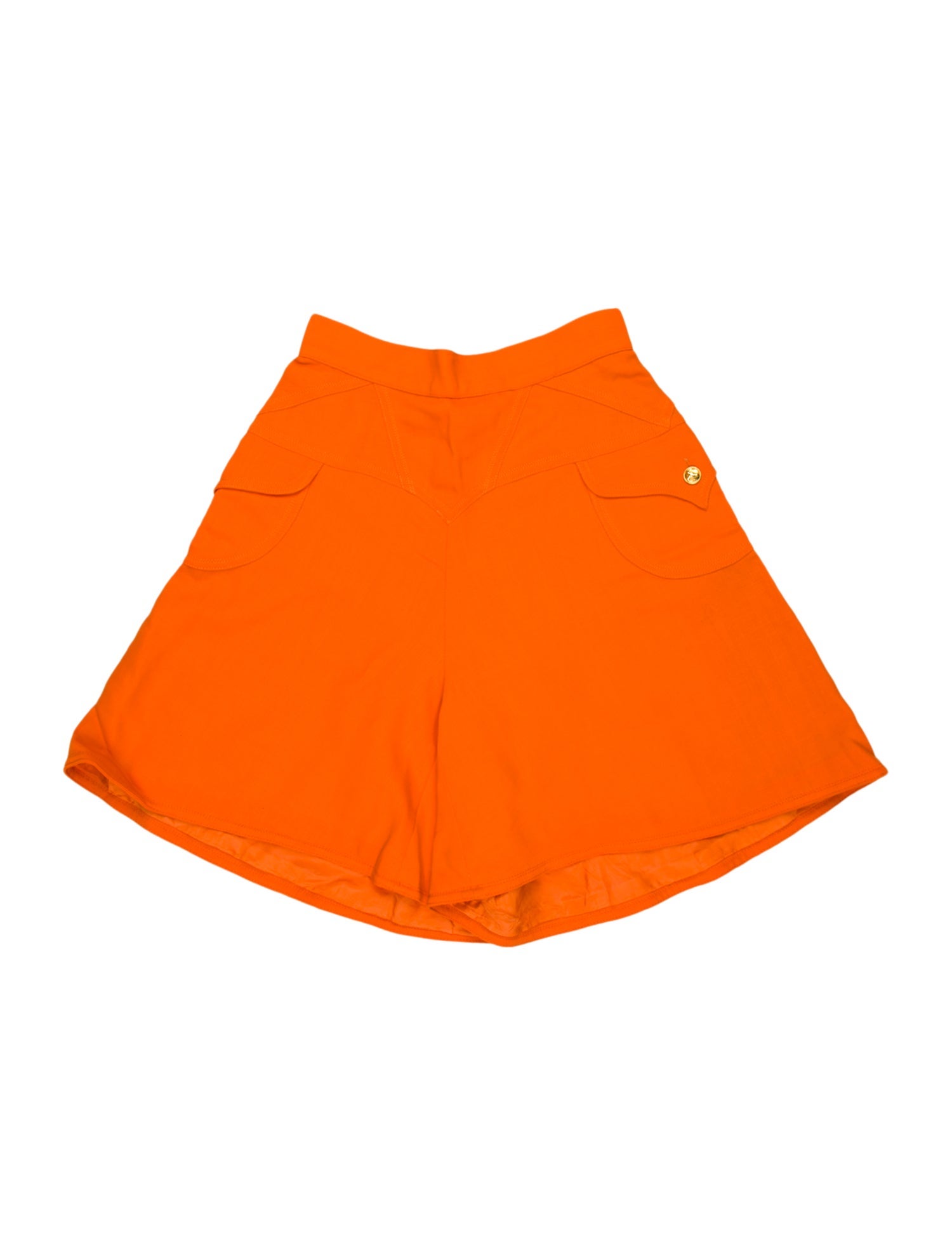 Istante by Versace Wool Mini Shorts