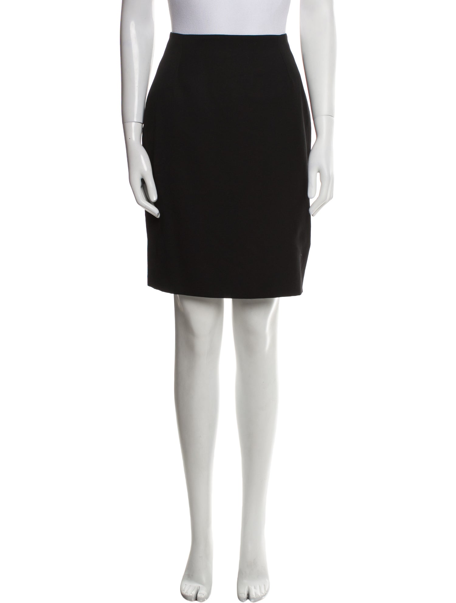 Istante by Versace Wool Knee-Length Skirt