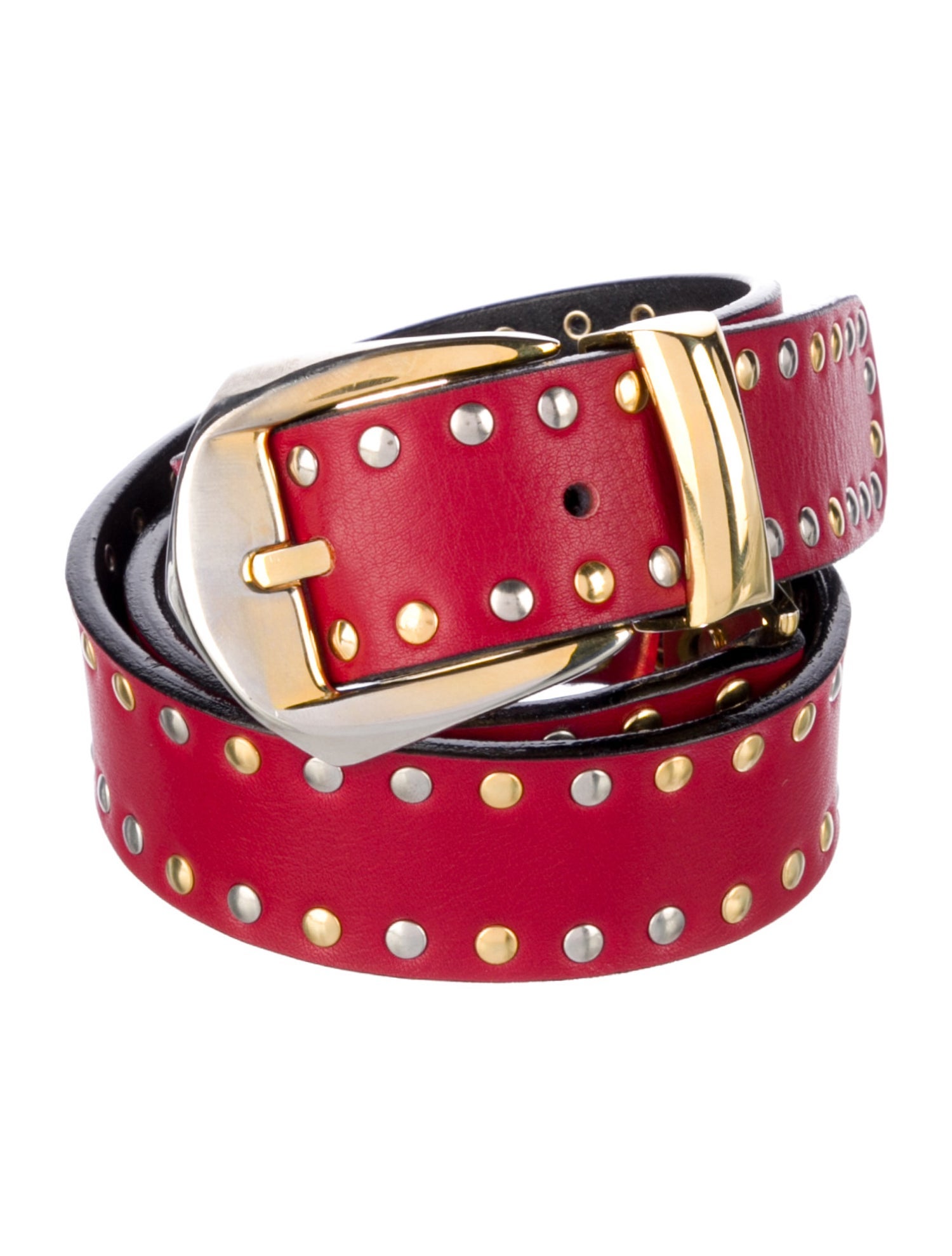 Istante by Versace Leather Waist Belt