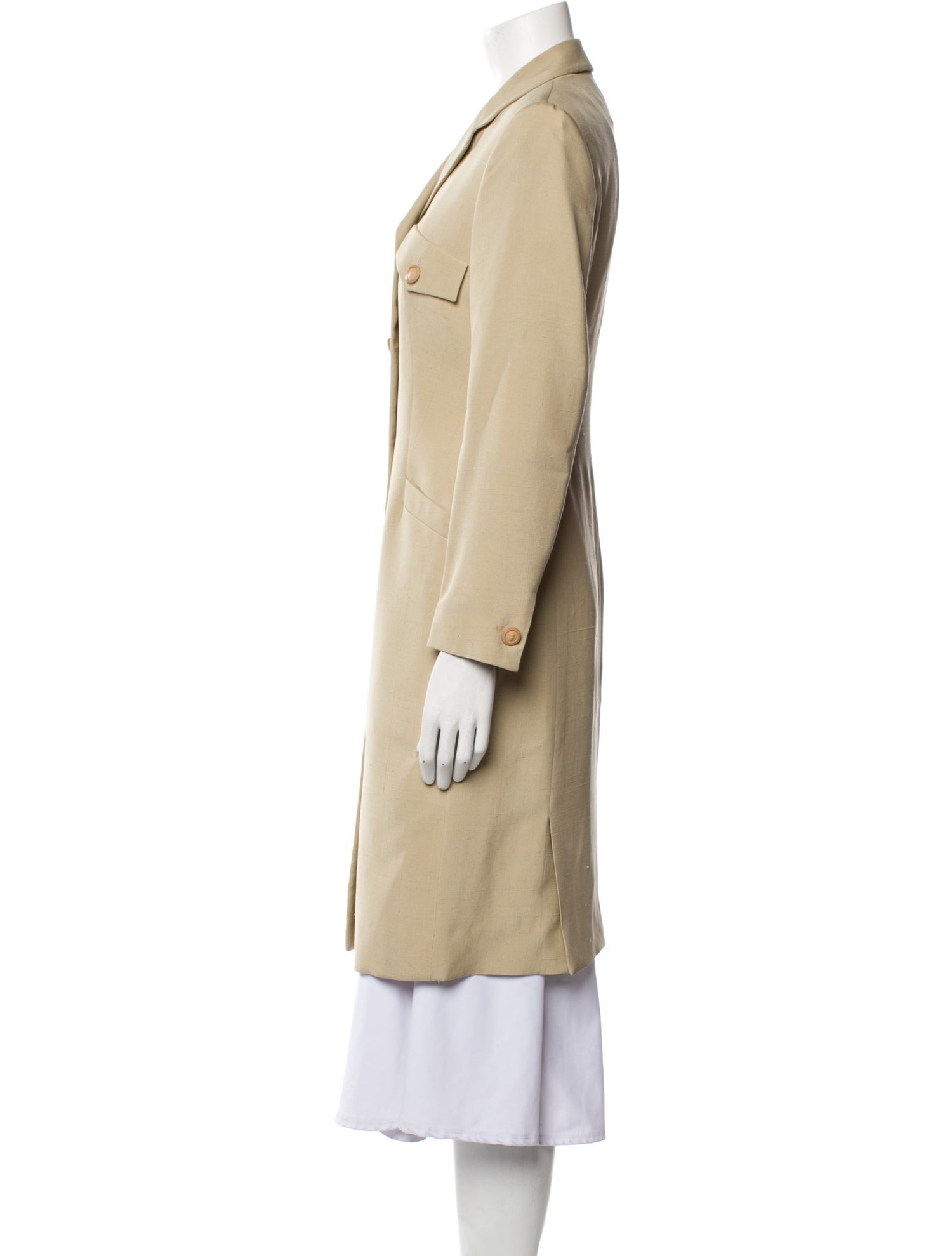 Istante by Versace Silk Coat