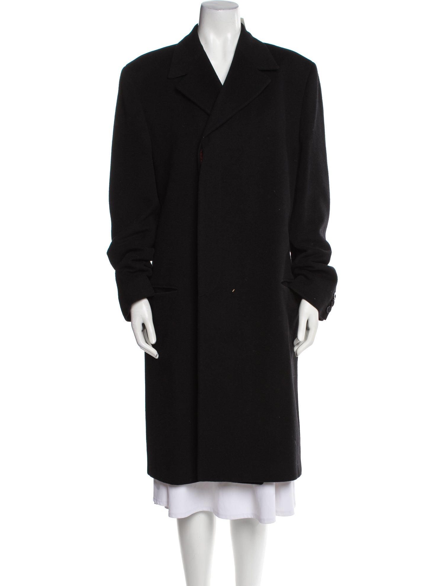 Istante by Versace Wool Coat