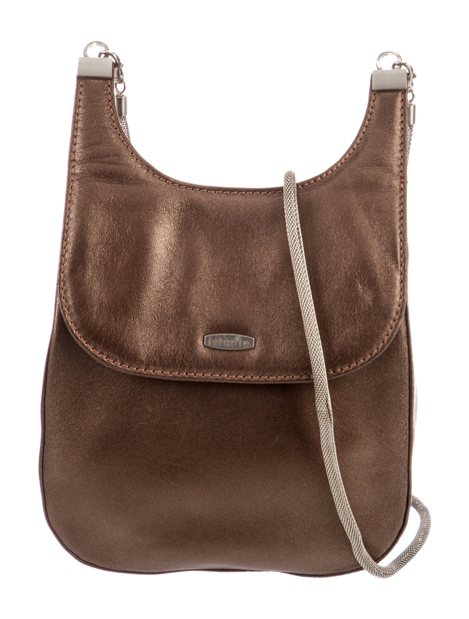 Istante by Versace Leather Hobo