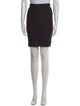 Istante by Versace Linen Knee-Length Skirt
