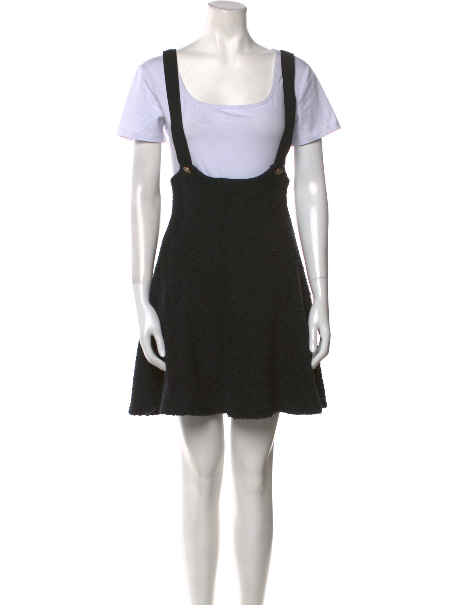 Istante by Versace Wool Mini Dress