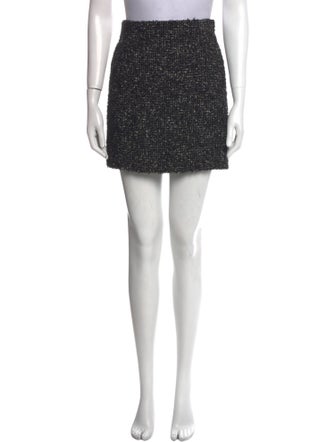Istante by Versace Wool Mini Skirt