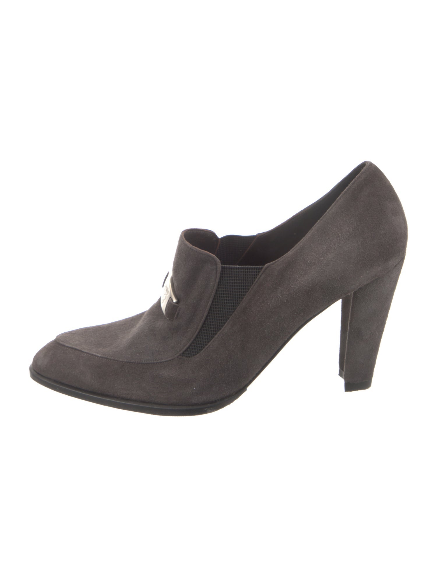 Istante by Versace Suede Pumps