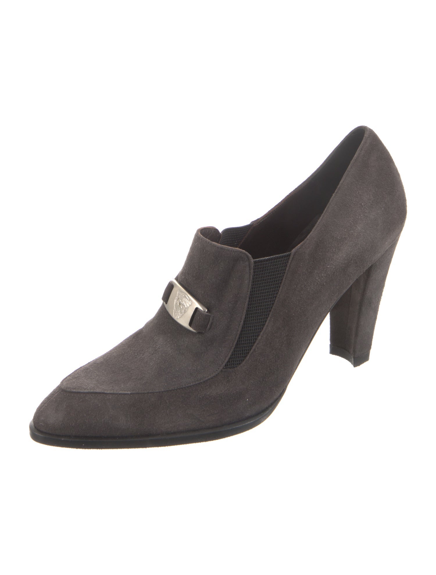 Istante by Versace Suede Pumps