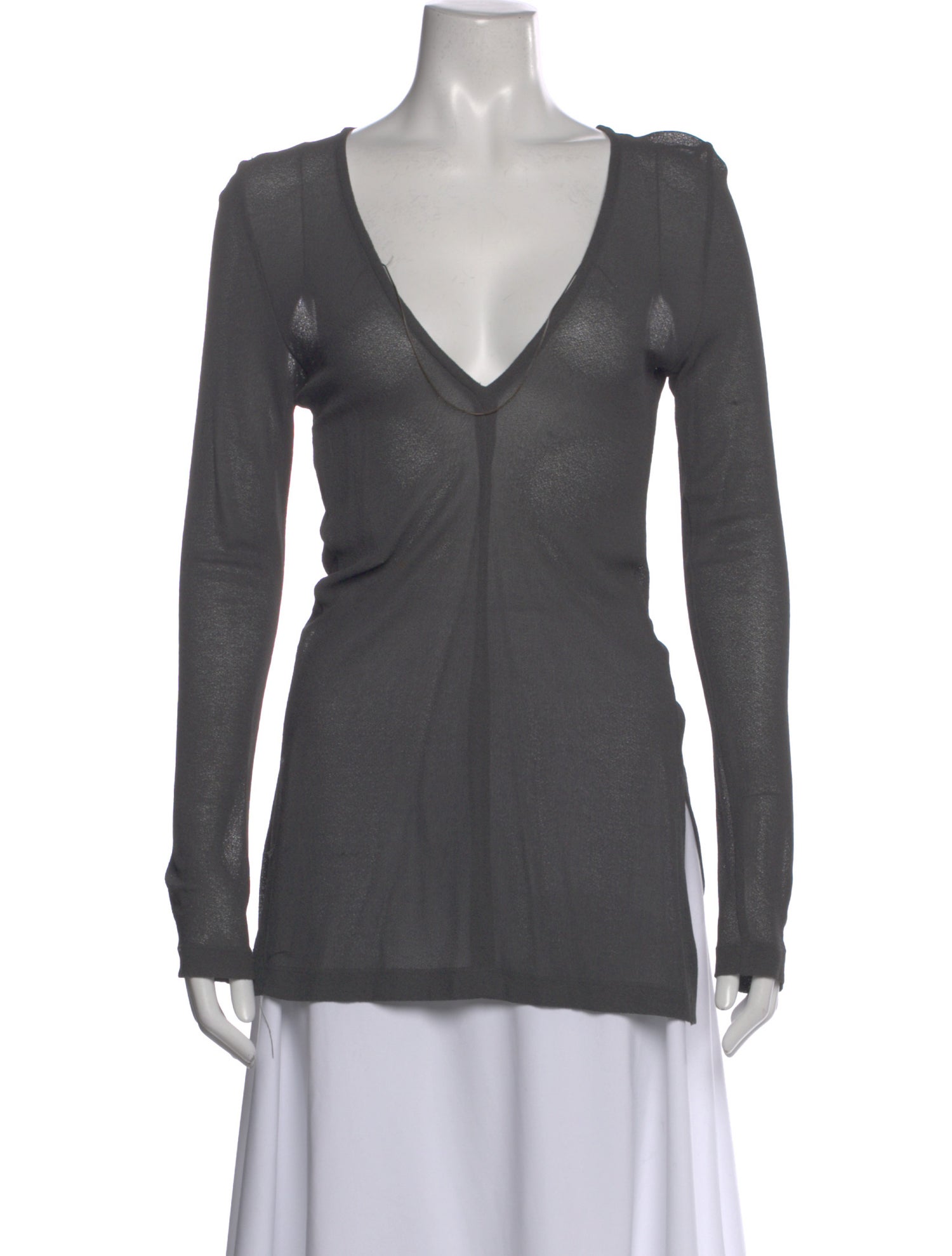 Istante by Versace Vintage V-Neck Top