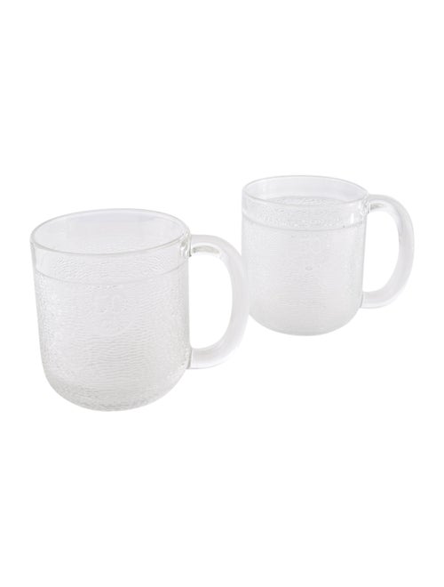 Iittala Pair of Krouvi Glass Beer Mugs
