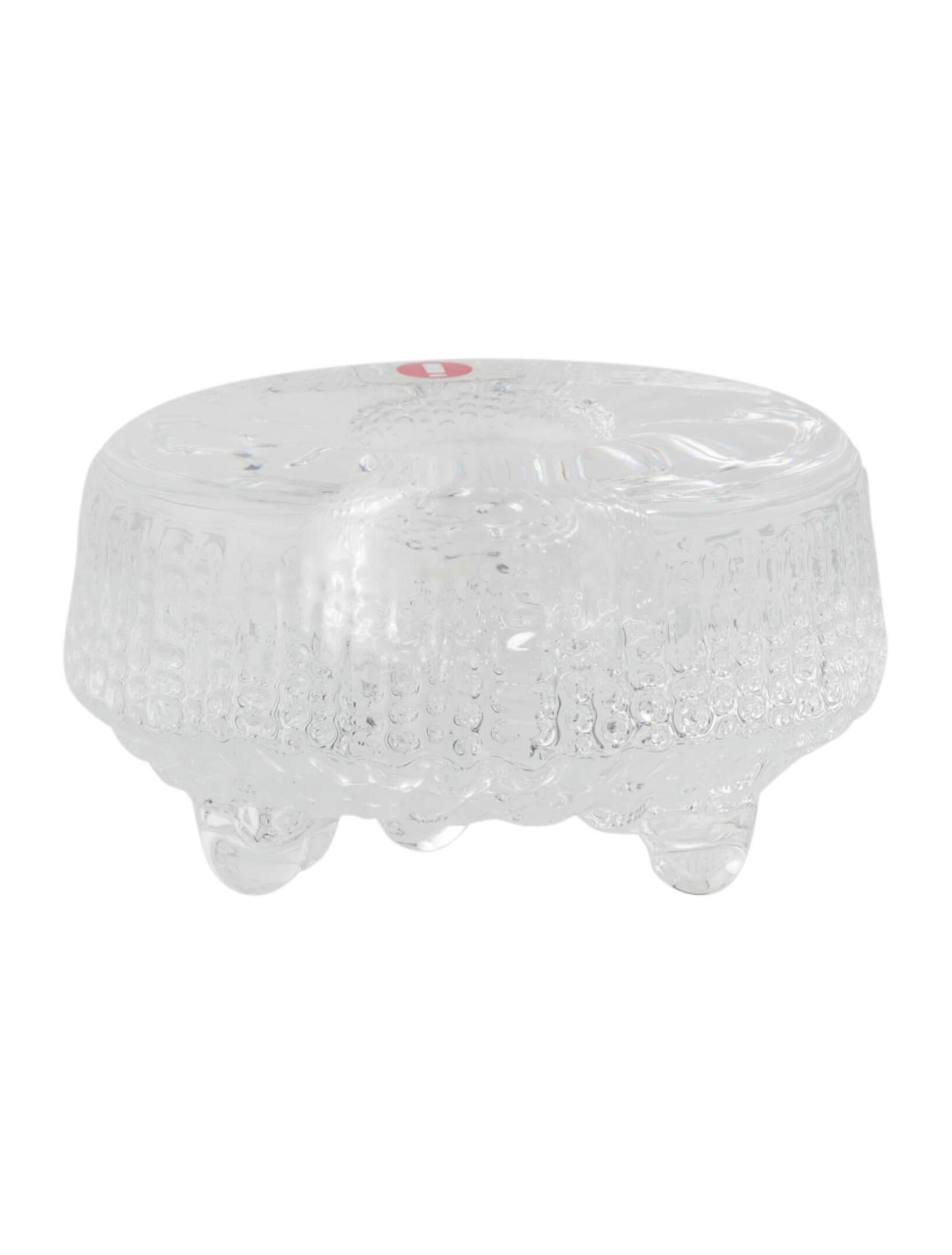 Iittala Crystal Candle Stick Holder Clear Decorative Accents, Decor