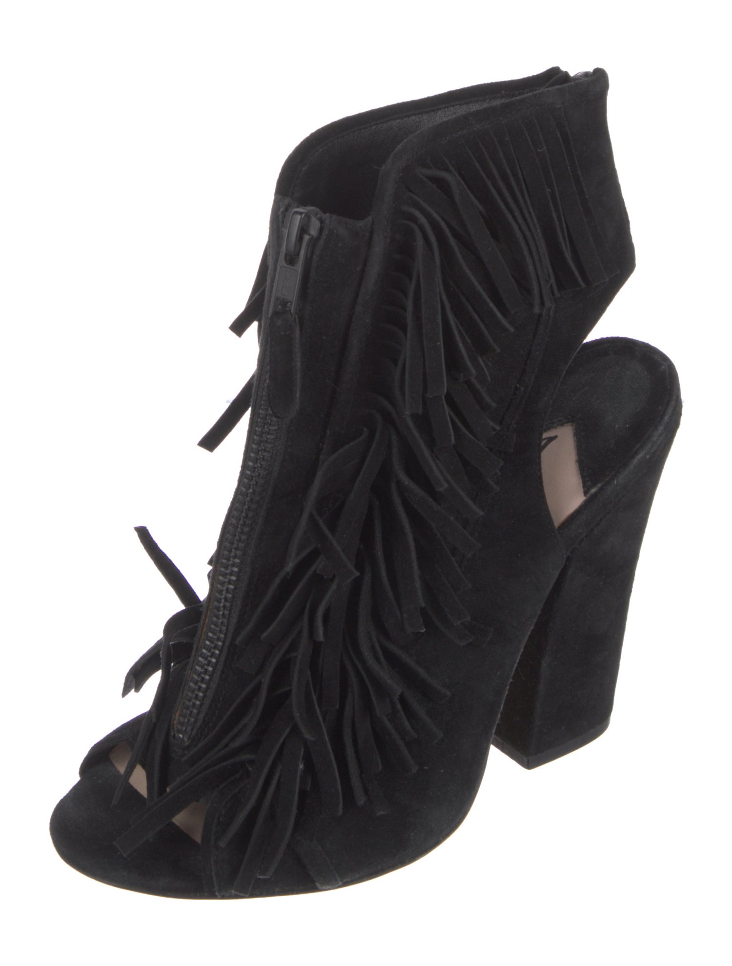 Isa Tapia Suede Cutout Accent Lace-Up Boots