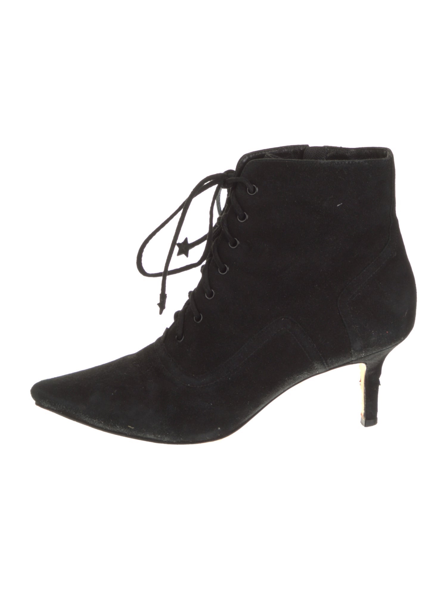 Isa Tapia Suede Lace-Up Boots