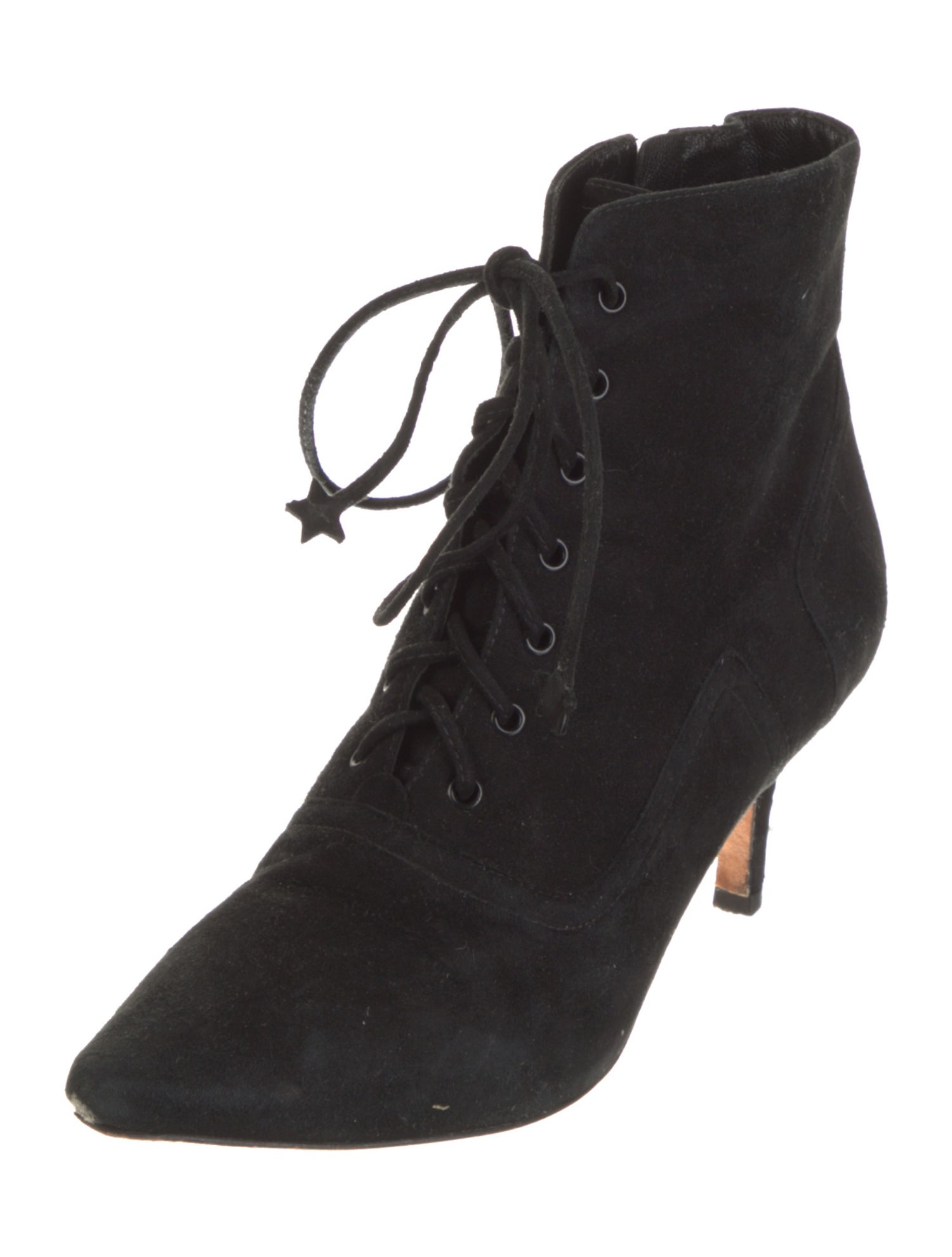 Isa Tapia Suede Lace-Up Boots