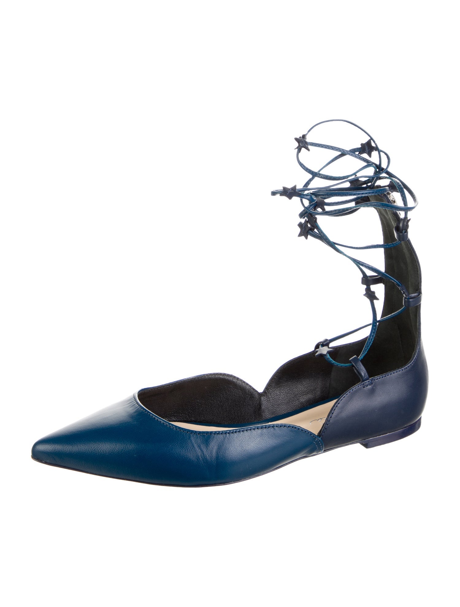 Isa Tapia Leather Flats