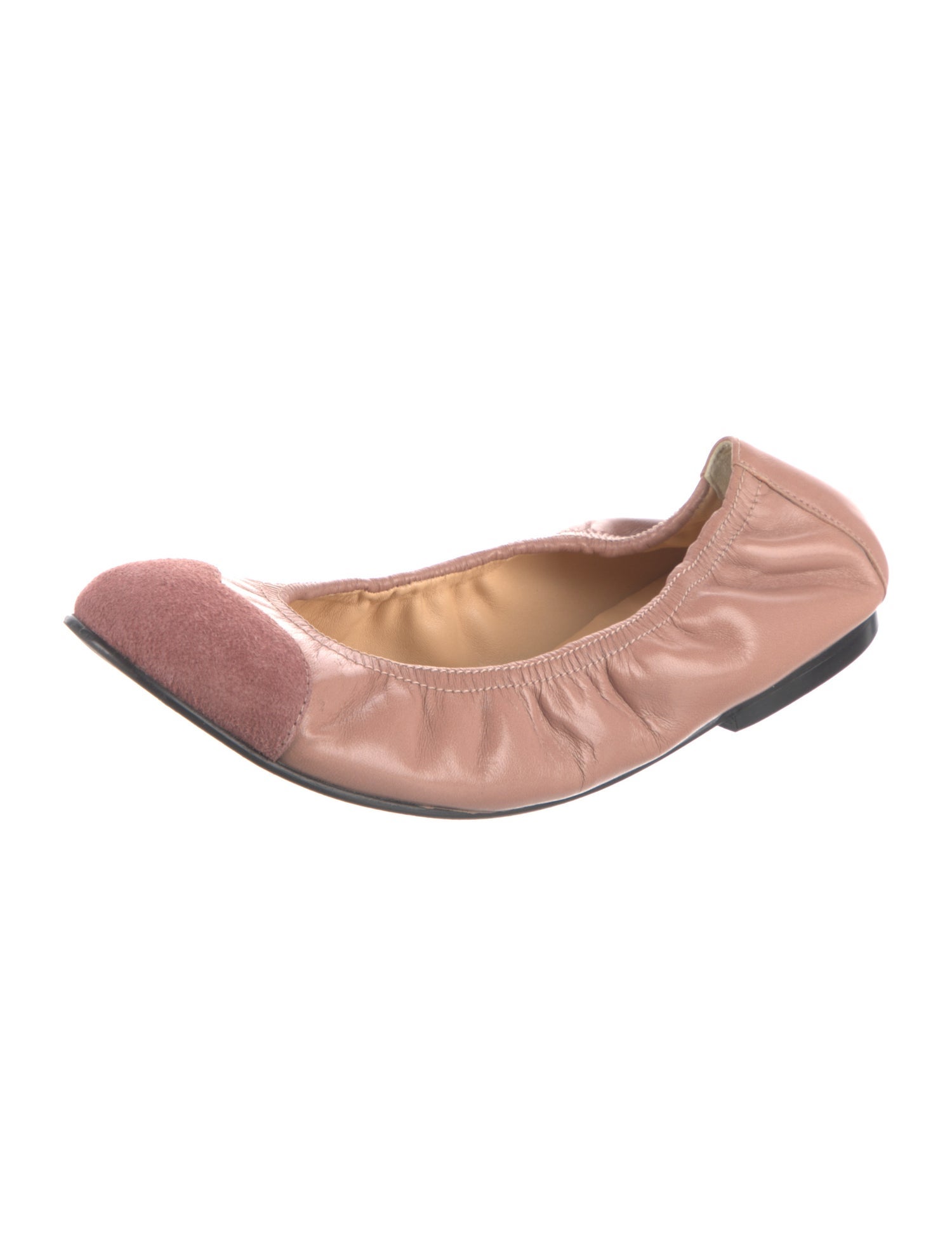 Isa Tapia Leather Ballet Flats