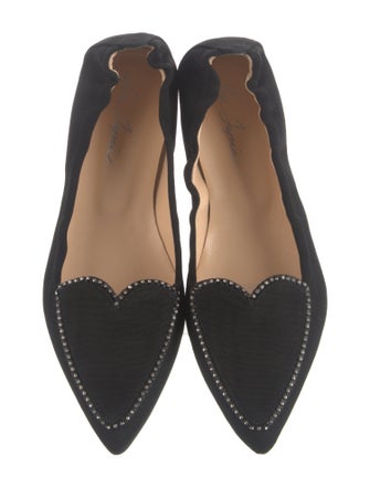 Isa Tapia Crystal Embellishments Loafers