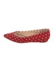 Isa Tapia Suede Printed Ballet Flats