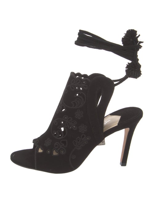 Isa Tapia Suede Gladiator Sandals