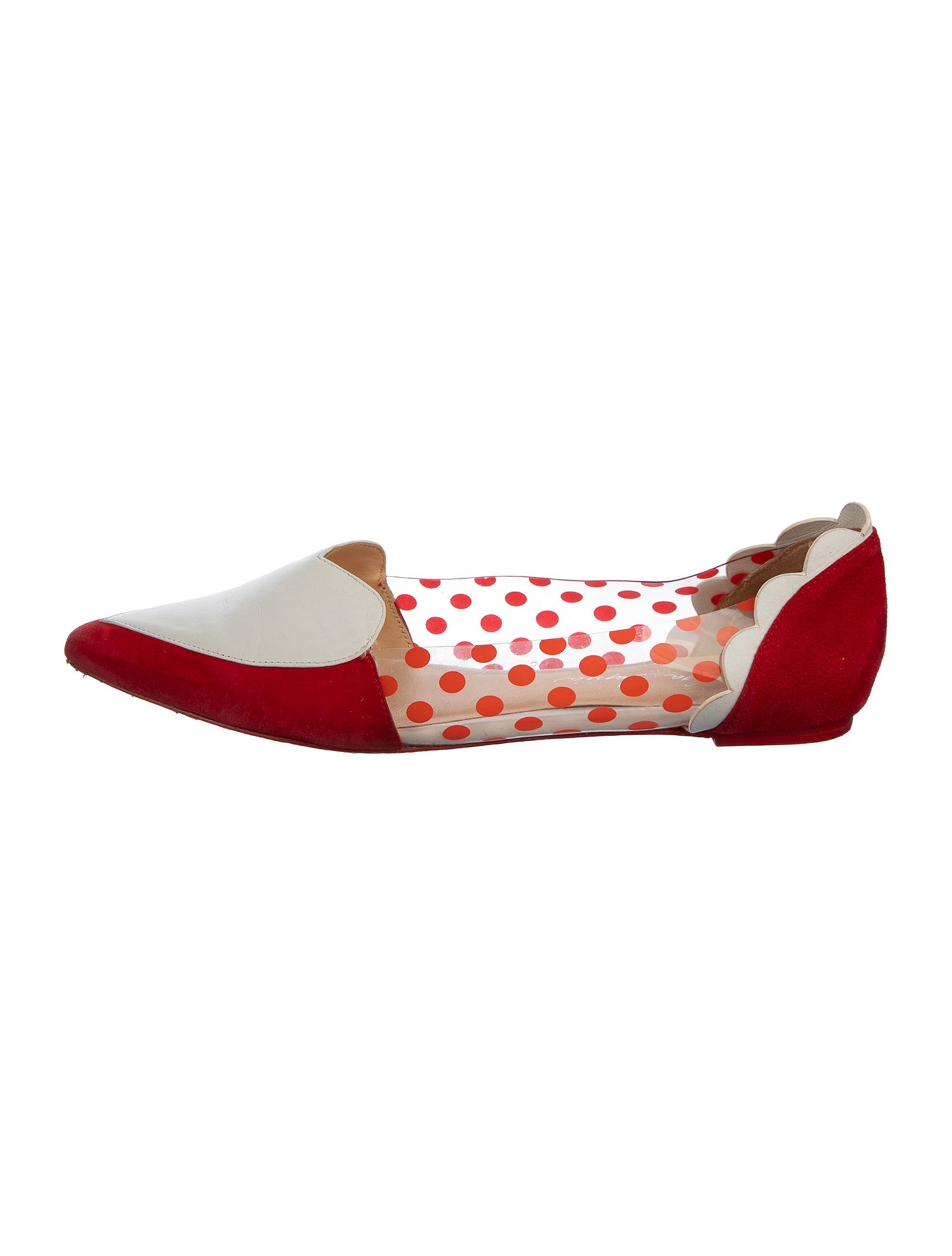 Isa Tapia Suede Patterned Flats