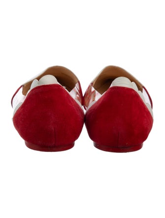 Isa Tapia Suede Patterned Flats